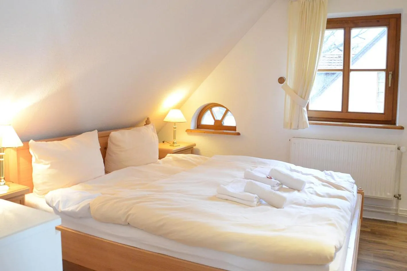 Bed in Fritz Aparthotel Potsdam