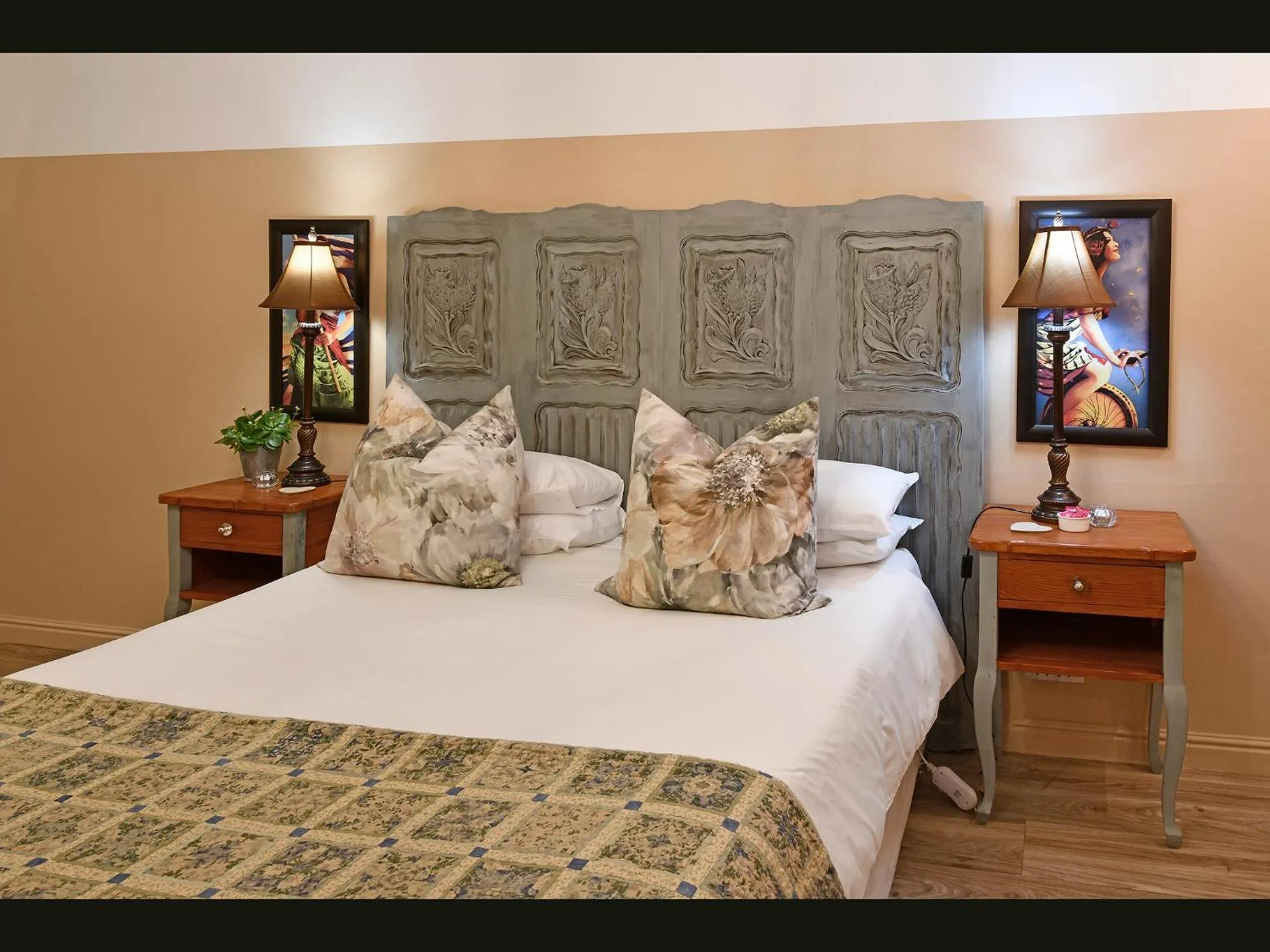 Bed in Petit & Grande Plaisir luxury self-catering