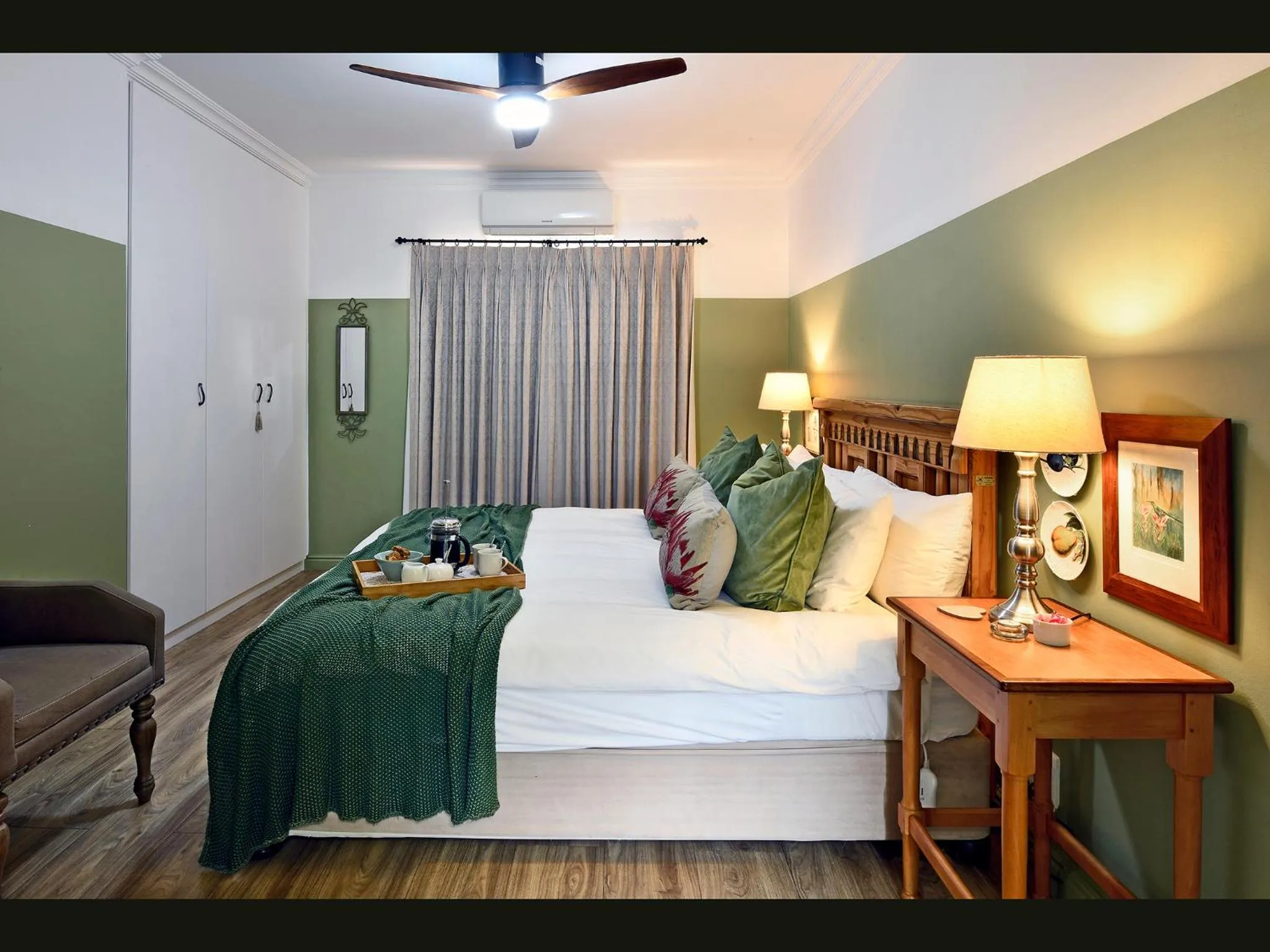 Bedroom, Bed in Petit & Grande Plaisir luxury self-catering