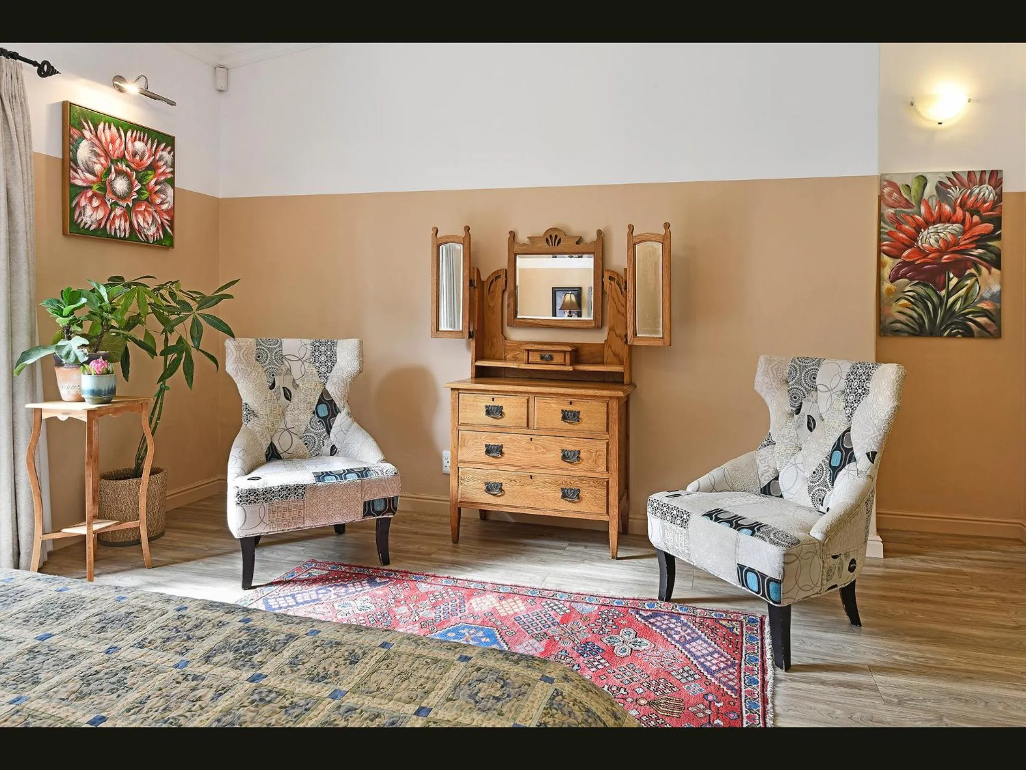 Bedroom in Petit & Grande Plaisir luxury self-catering