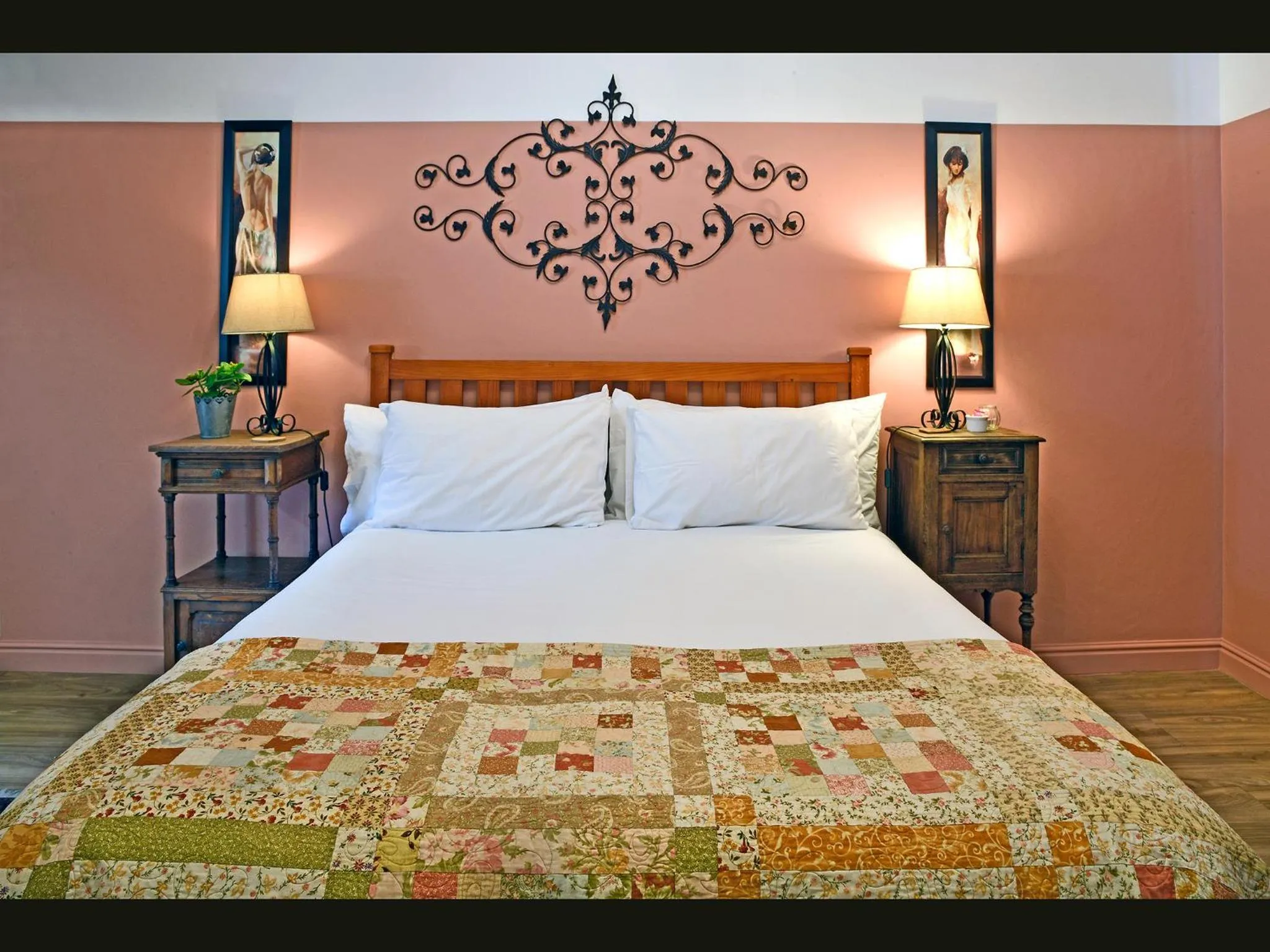 Bed in Petit & Grande Plaisir luxury self-catering