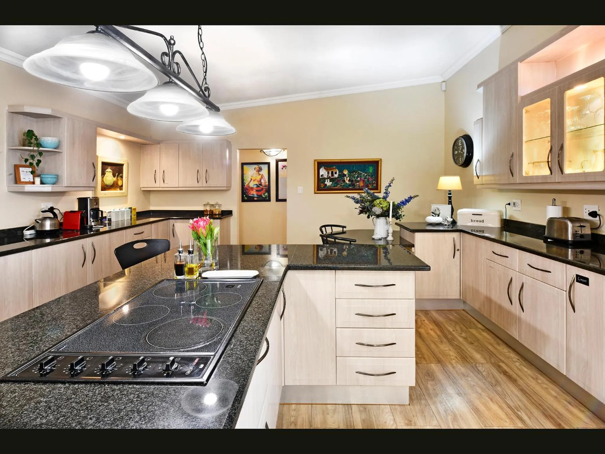 Kitchen or kitchenette in Petit & Grande Plaisir luxury self-catering