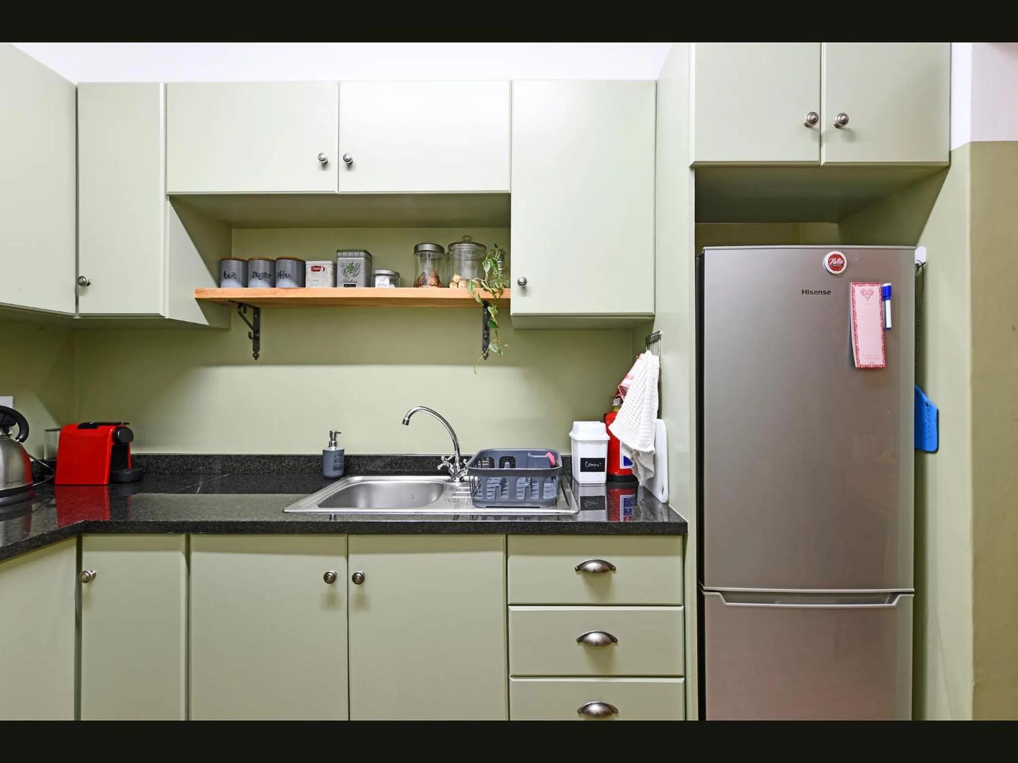 Kitchen or kitchenette in Petit & Grande Plaisir luxury self-catering