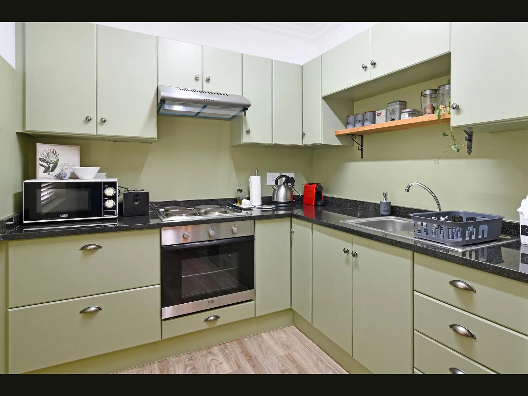 Kitchen or kitchenette in Petit & Grande Plaisir luxury self-catering