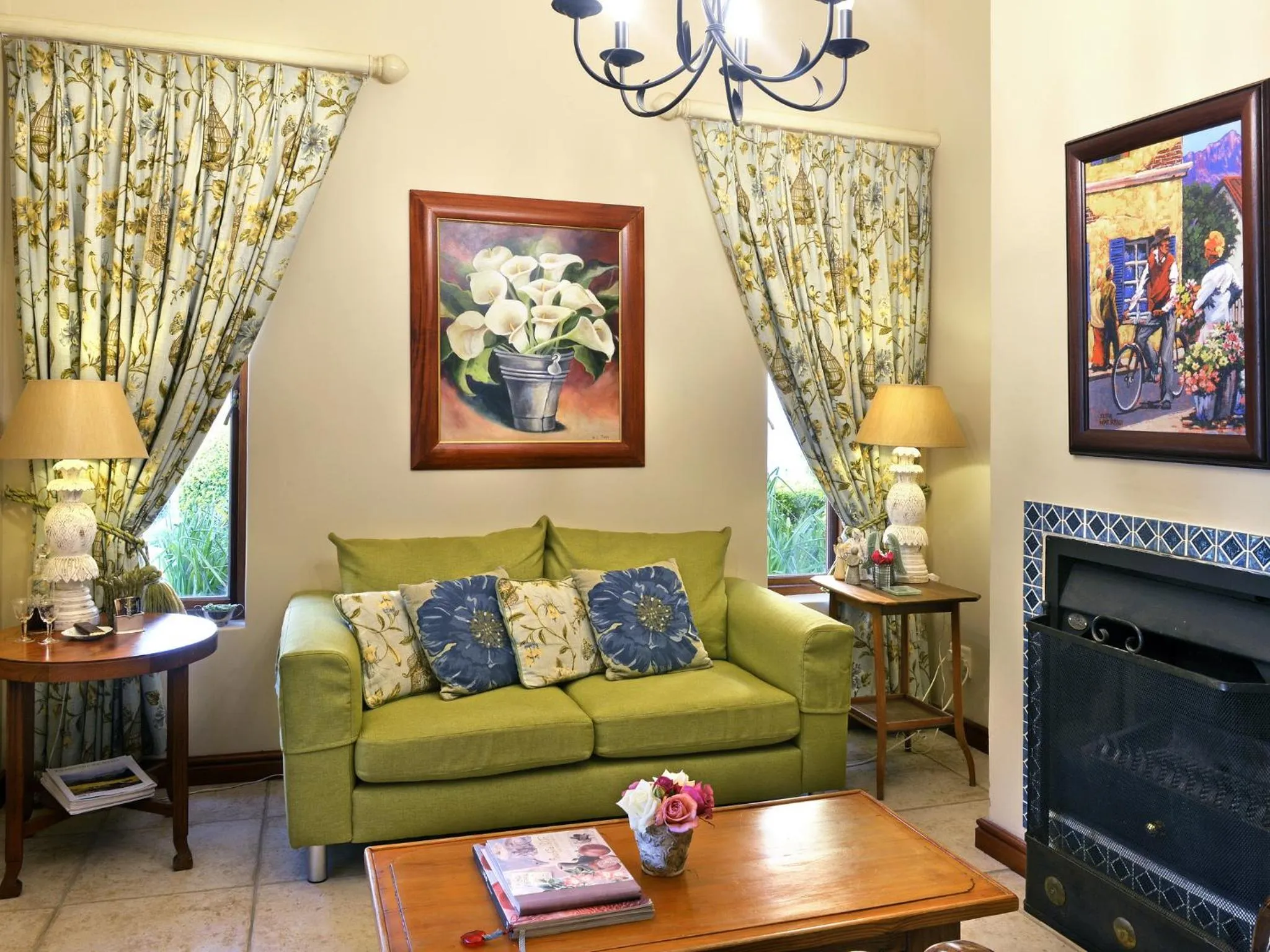 Living room in Petit & Grande Plaisir luxury self-catering