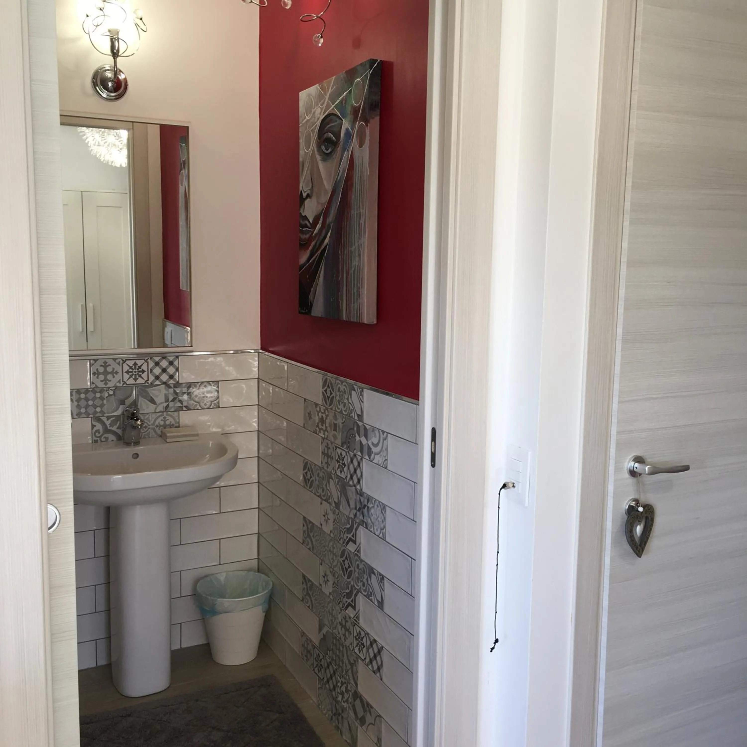 Bathroom in B&B Templi e Arte