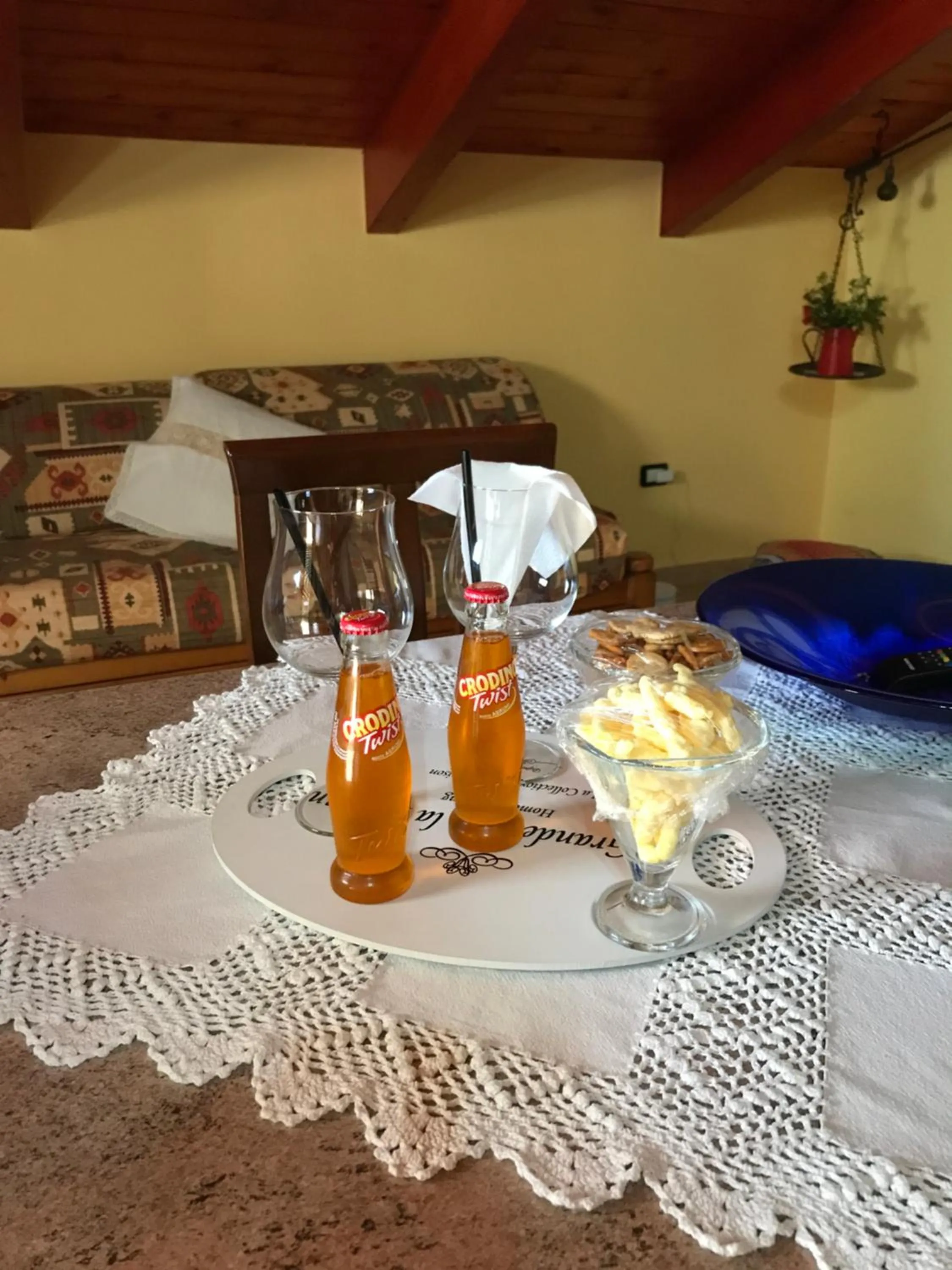 Food and drinks in B&B Su Canistreddu