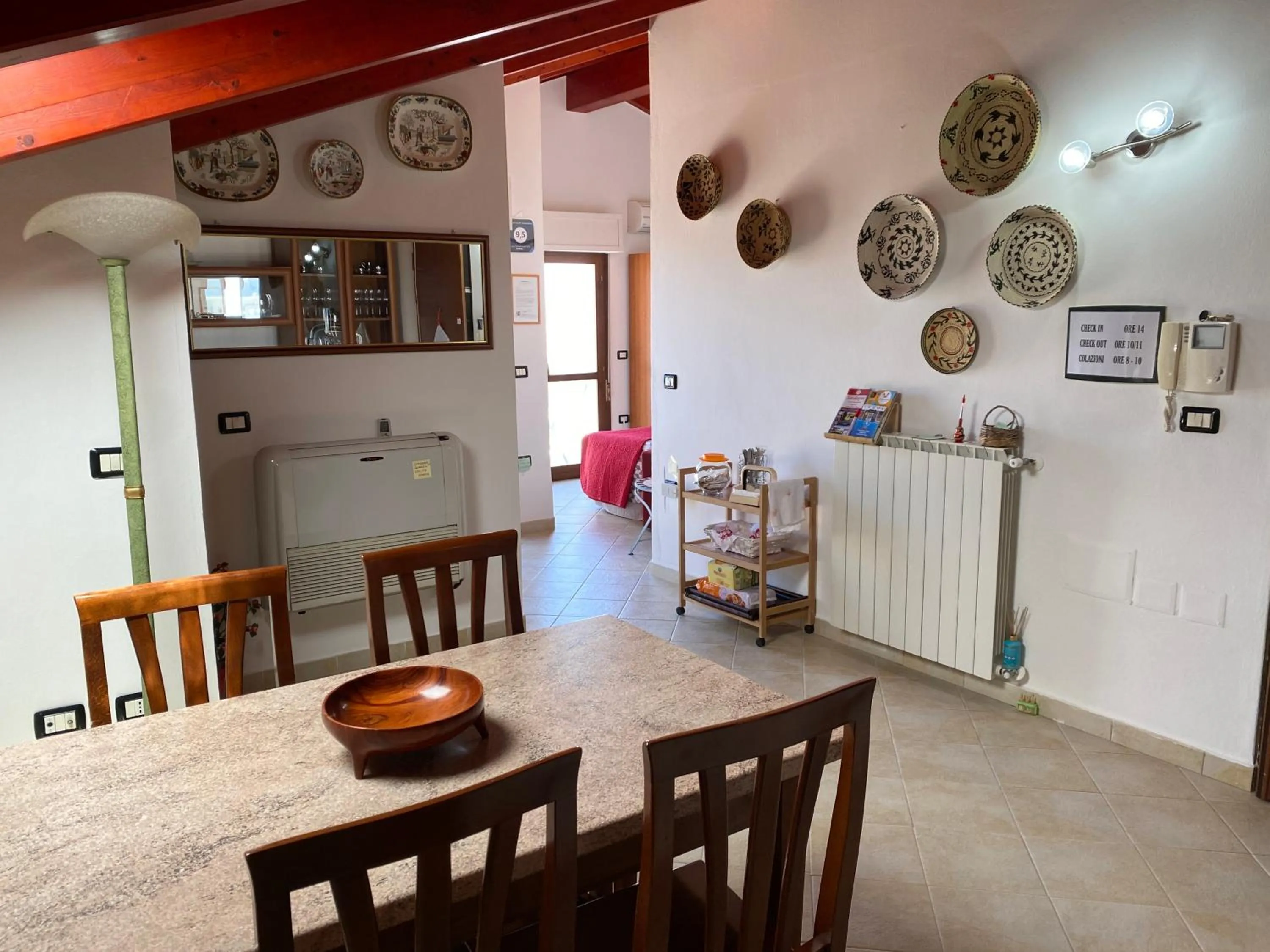 Dining area in B&B Su Canistreddu