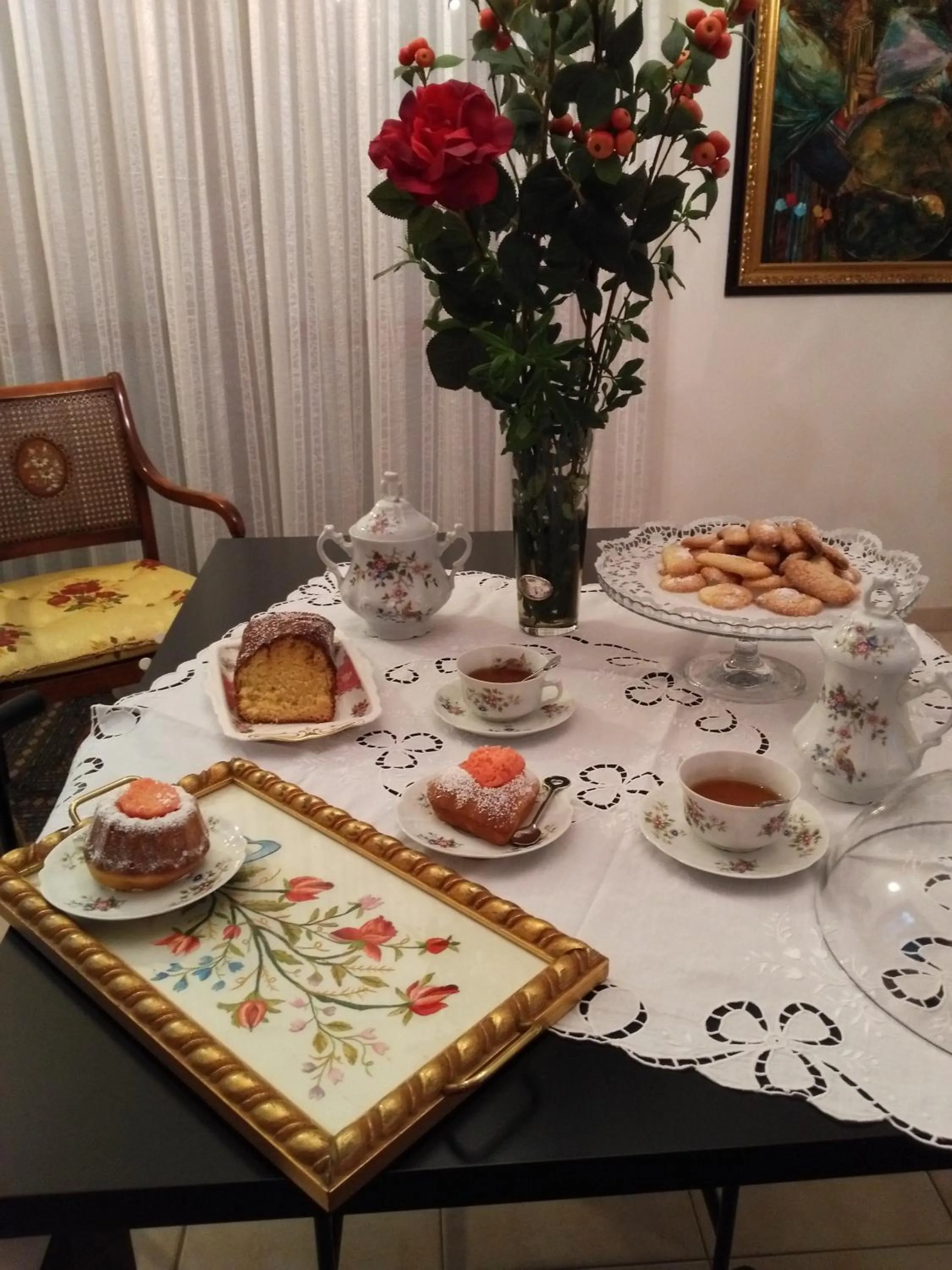 Italian breakfast in B&B Su Canistreddu