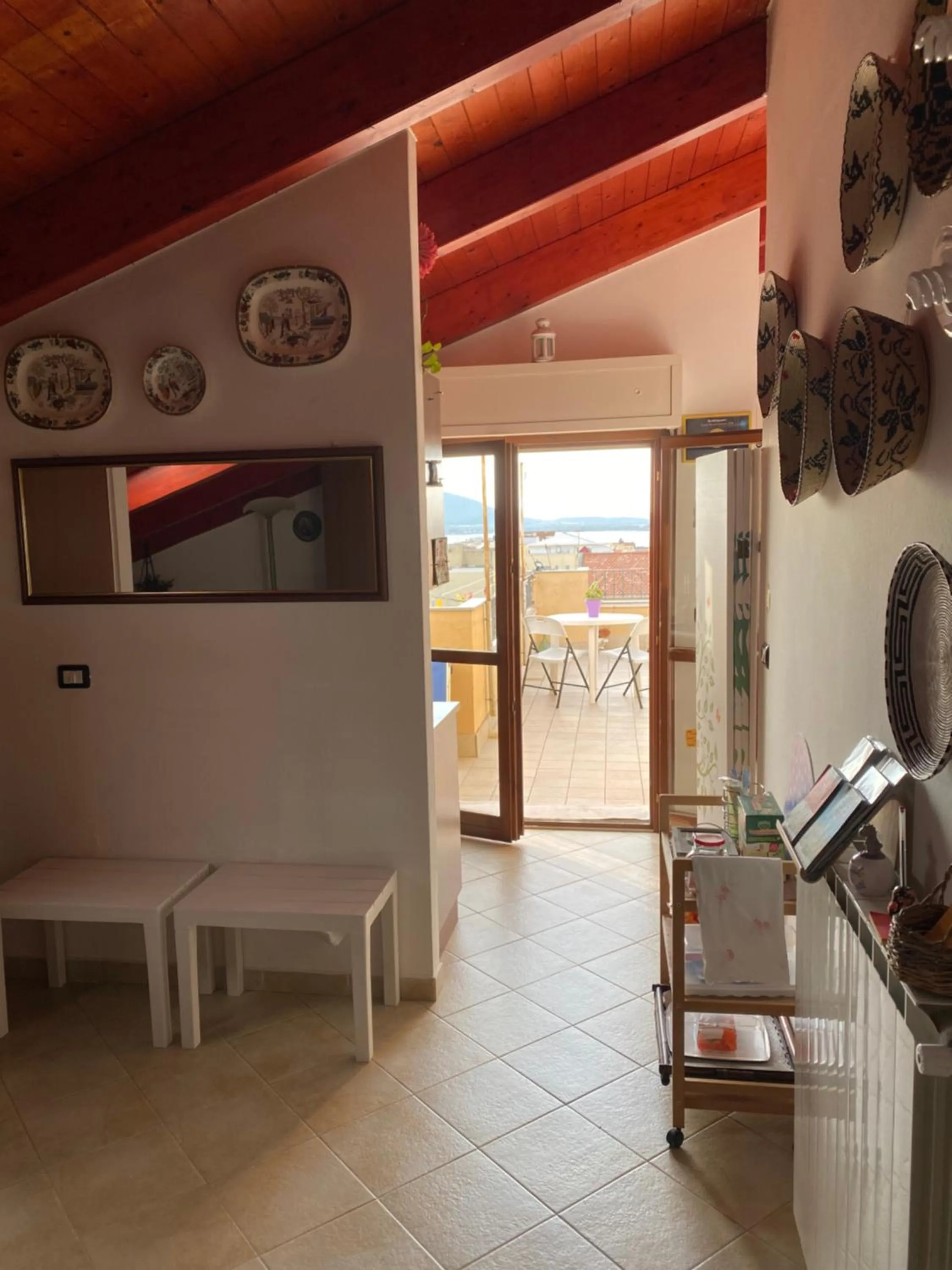 Living room in B&B Su Canistreddu