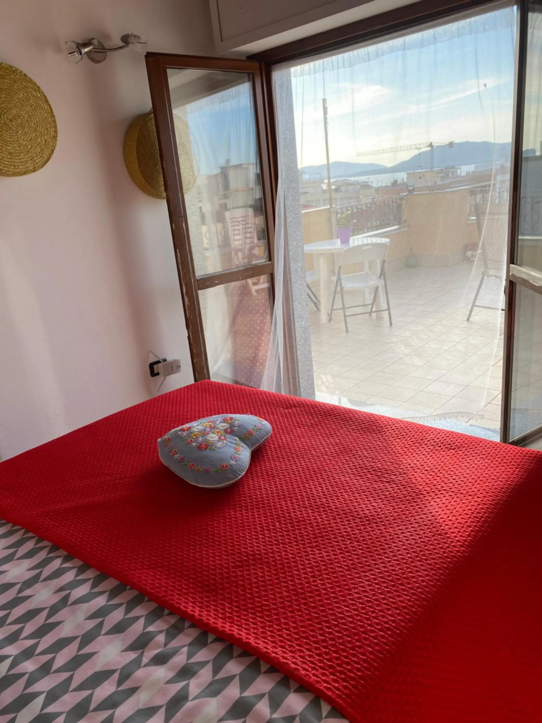 View (from property/room), Bed in B&B Su Canistreddu