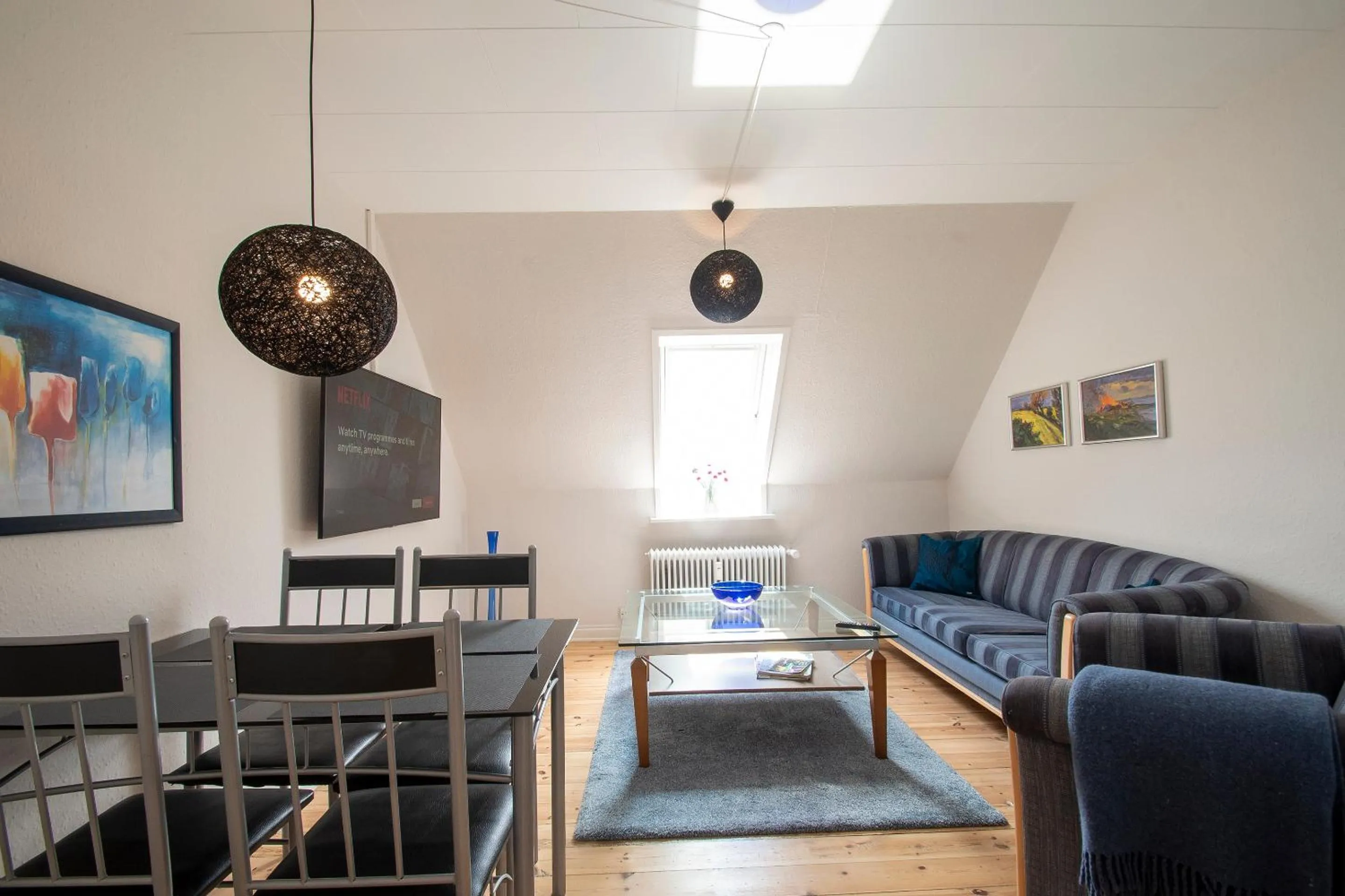 Living room in Det Gamle Rådhus