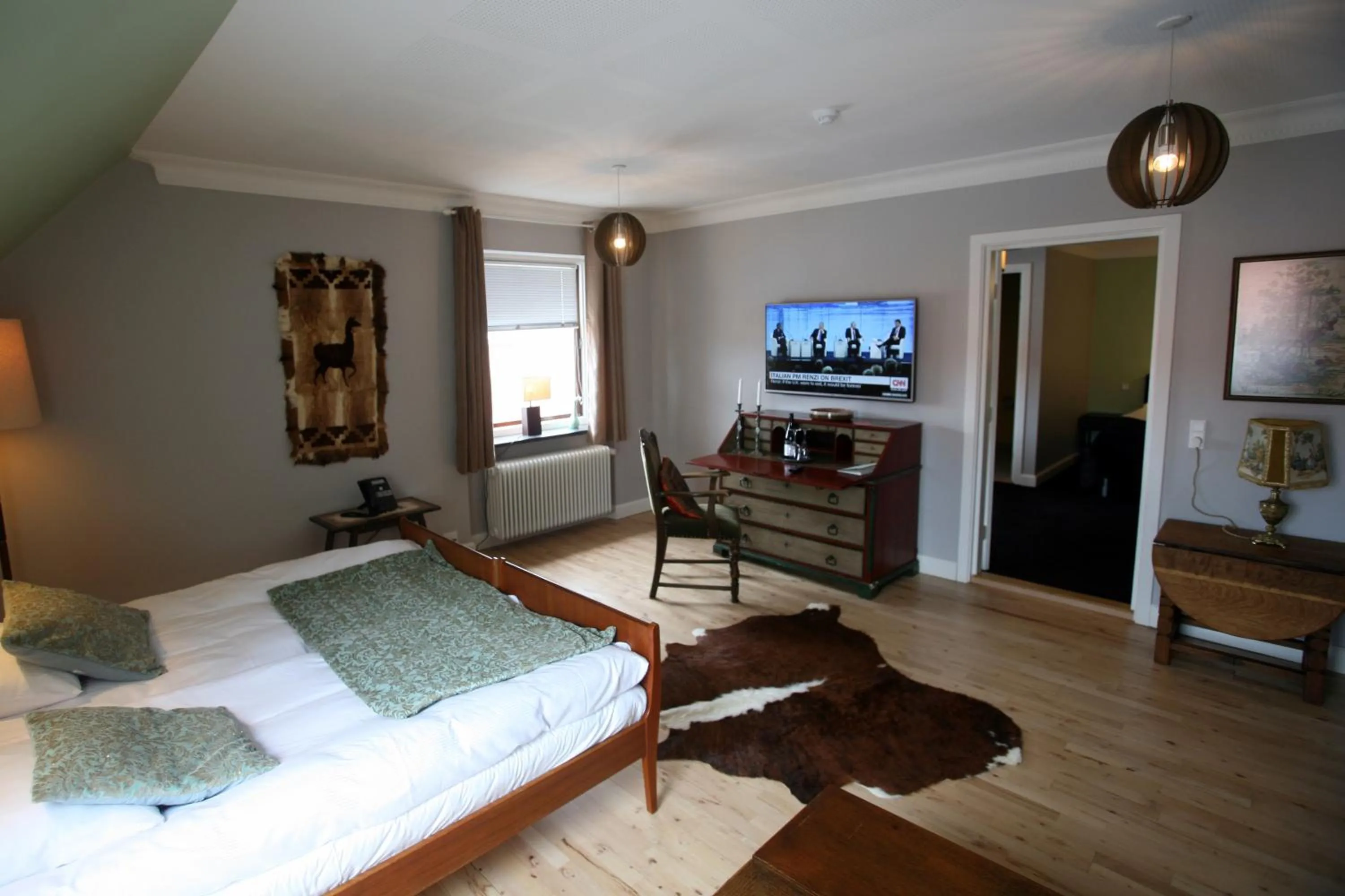 Bedroom, Bed in Det Gamle Rådhus