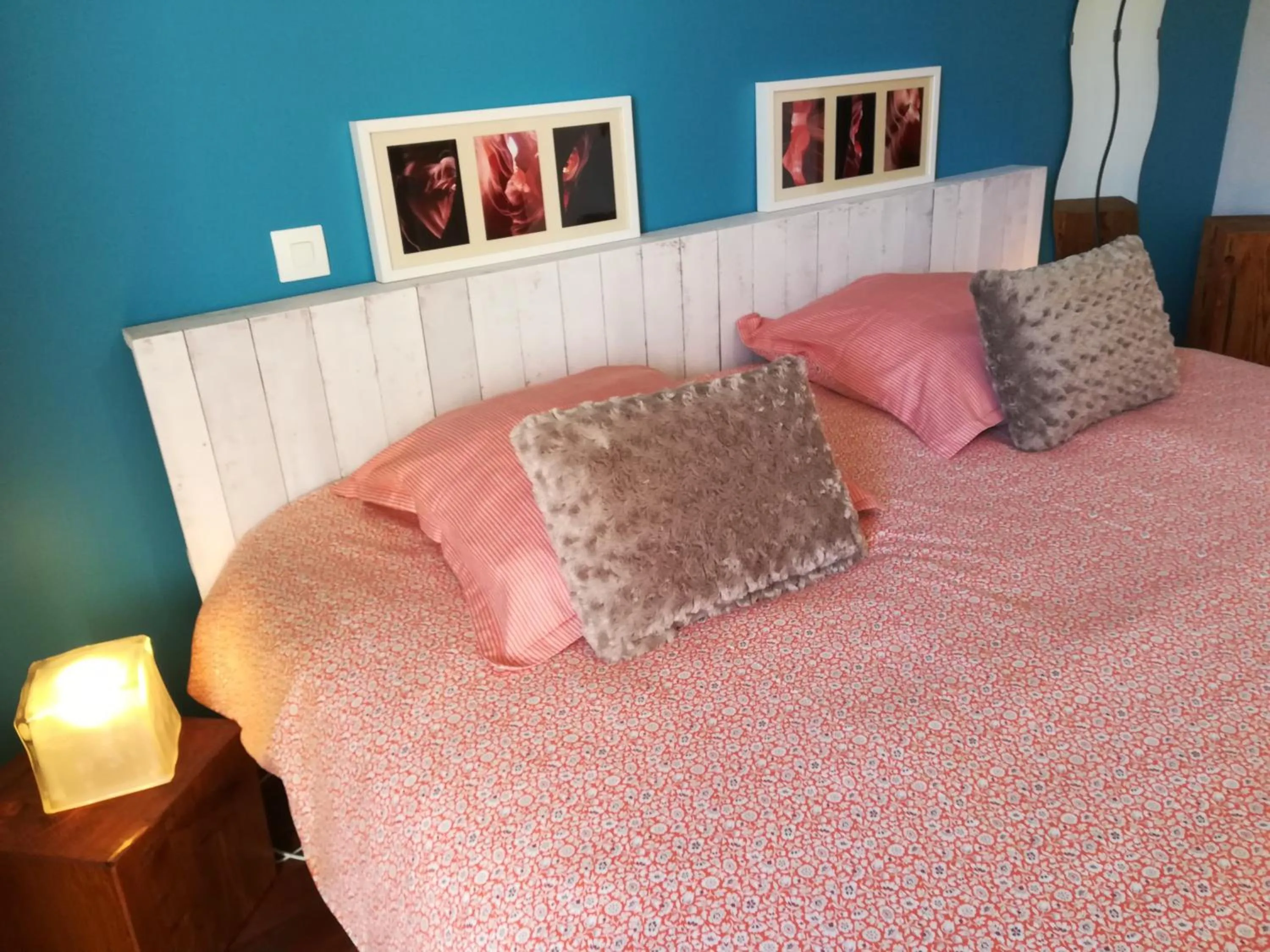 Bed in Moulin Pont Vieux Chambres d'hôtes