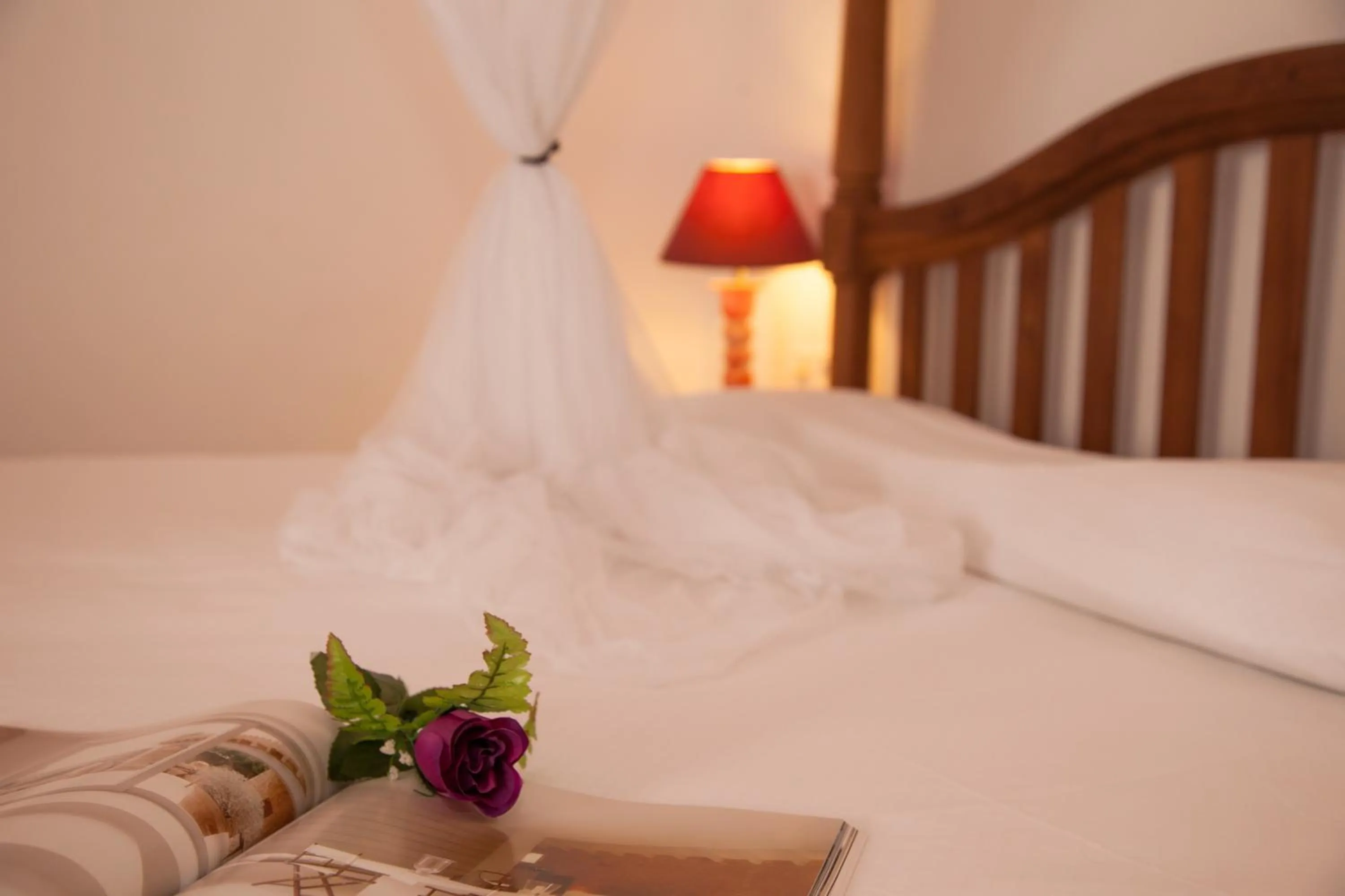 Decorative detail, Bed in Boutique Hotel Sa Galera