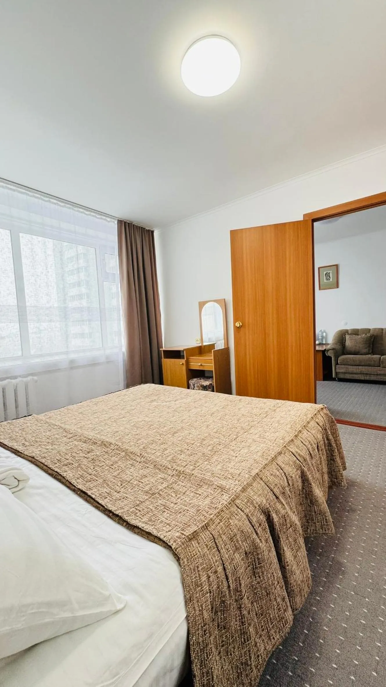 Photo of the whole room, Bed in Aktobe Hotel