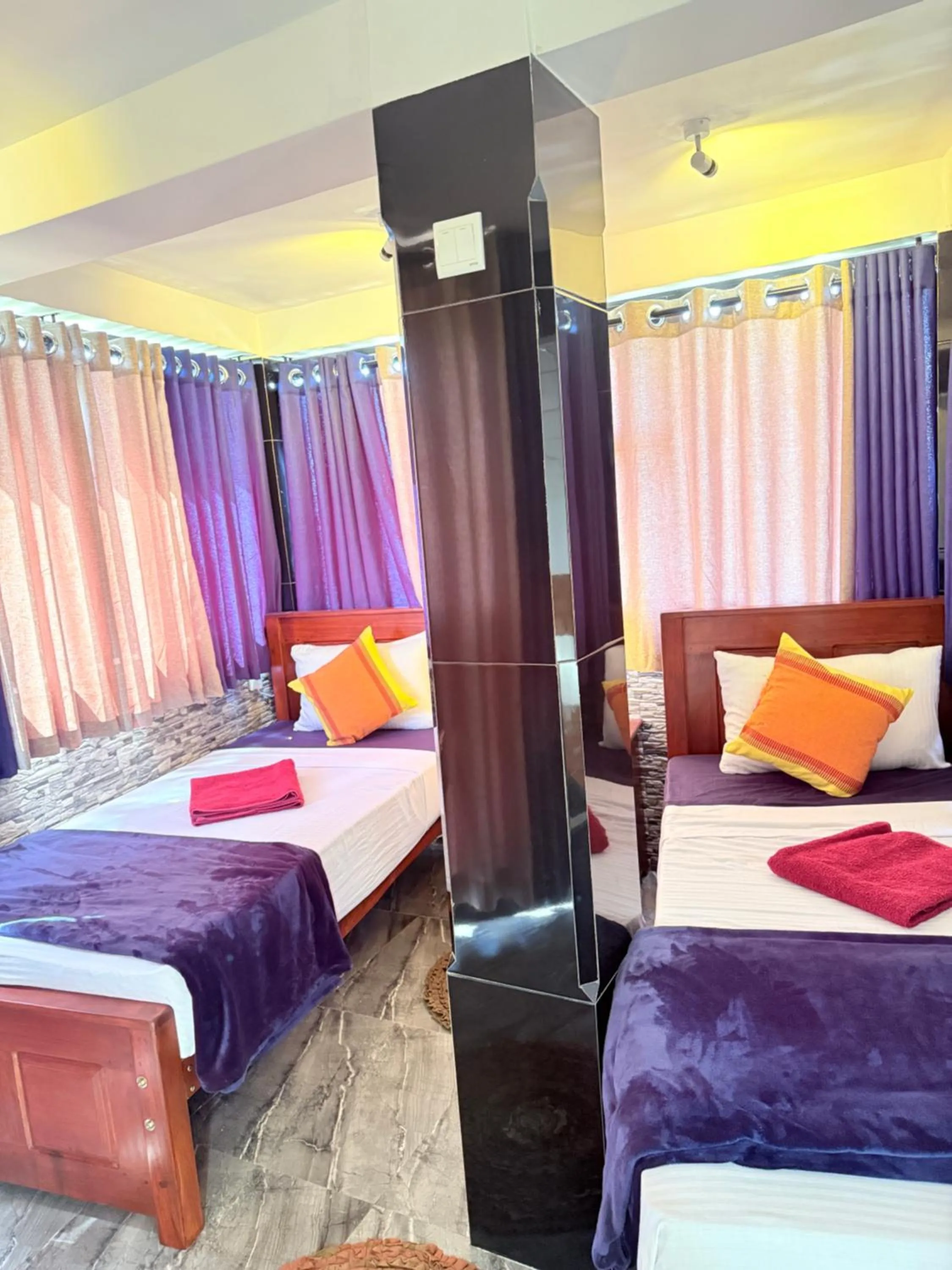 Bed in The Nature Park Villa