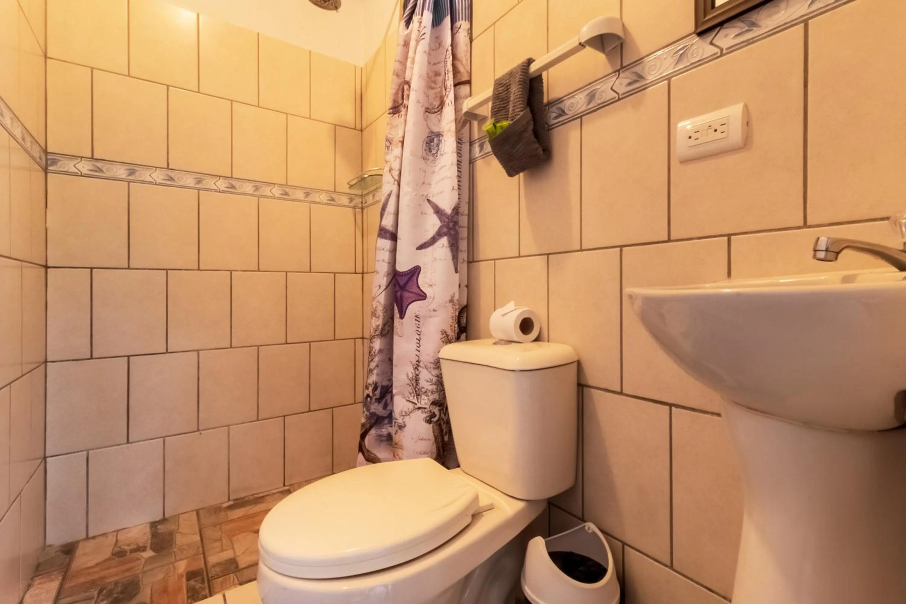 Bathroom in Hotel Cabinas el Tecal