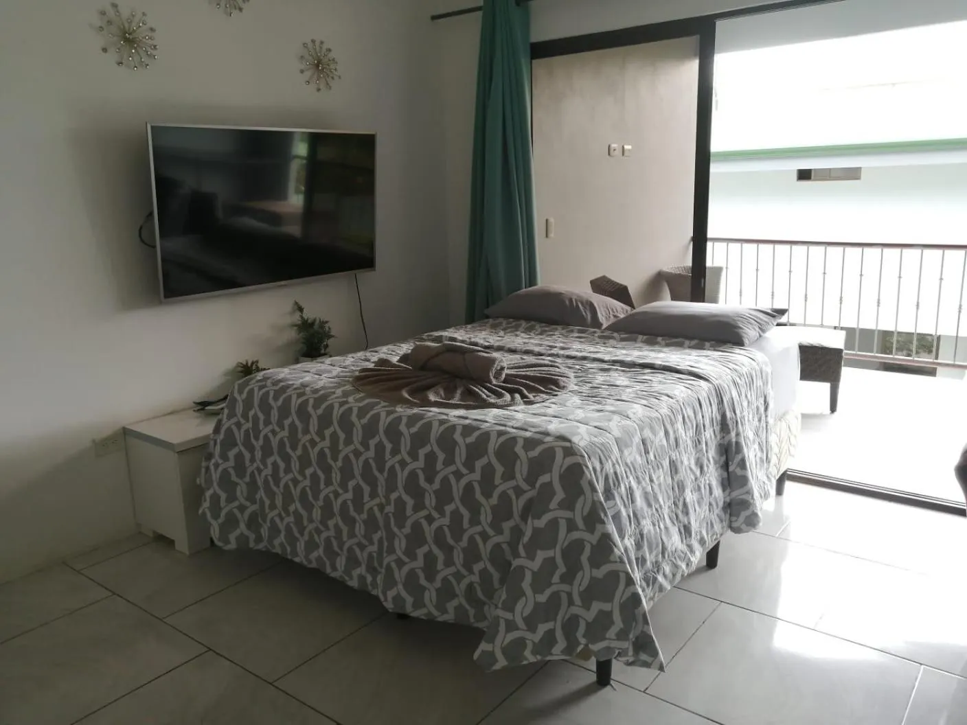 Bed in Hotel Cabinas el Tecal