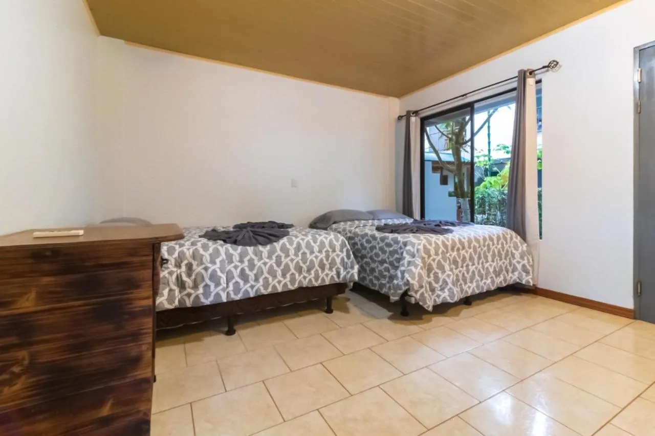 Bed in Hotel Cabinas el Tecal