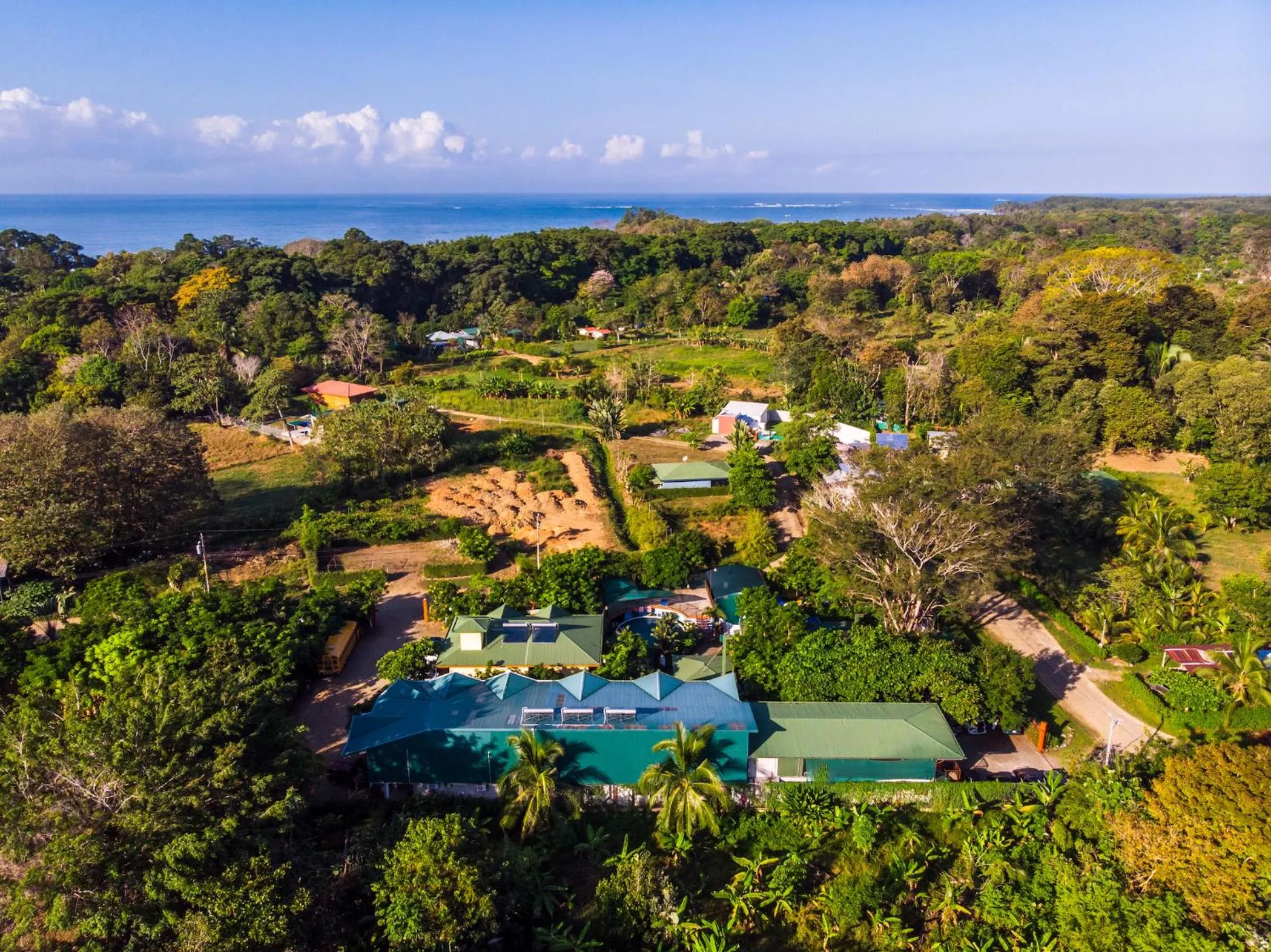 Bird's eye view in Hotel Cabinas el Tecal