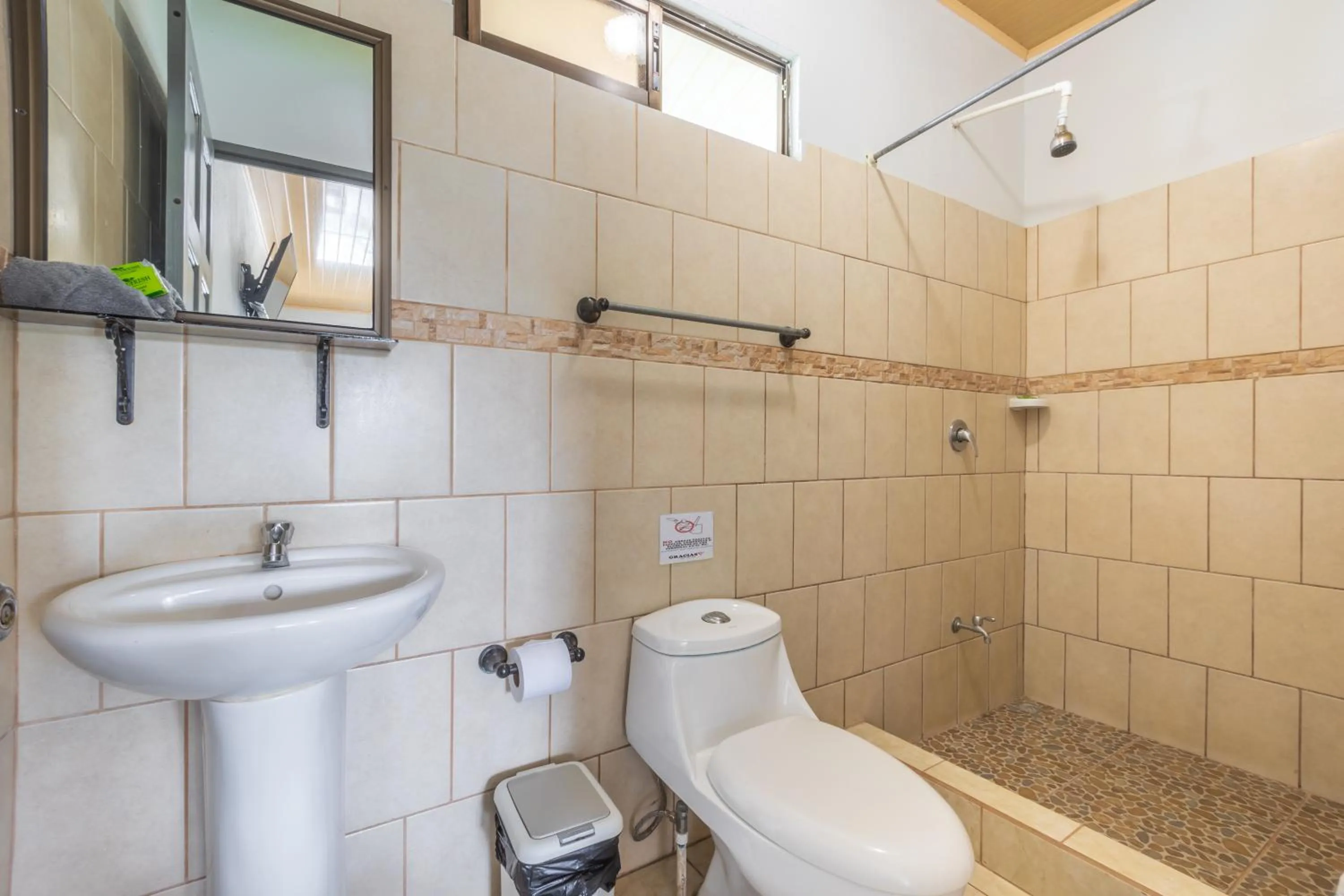 Bathroom in Hotel Cabinas el Tecal