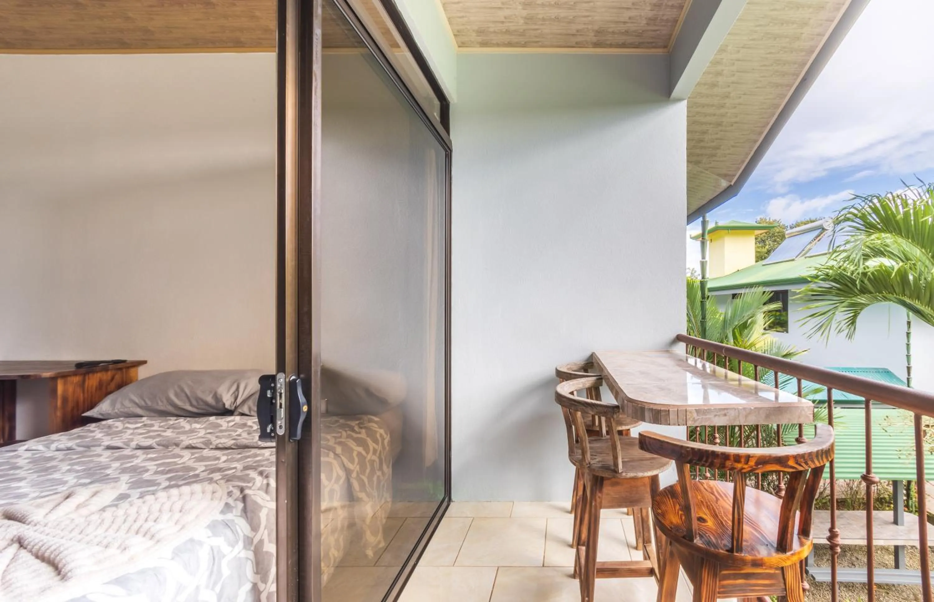 Bed in Hotel Cabinas el Tecal