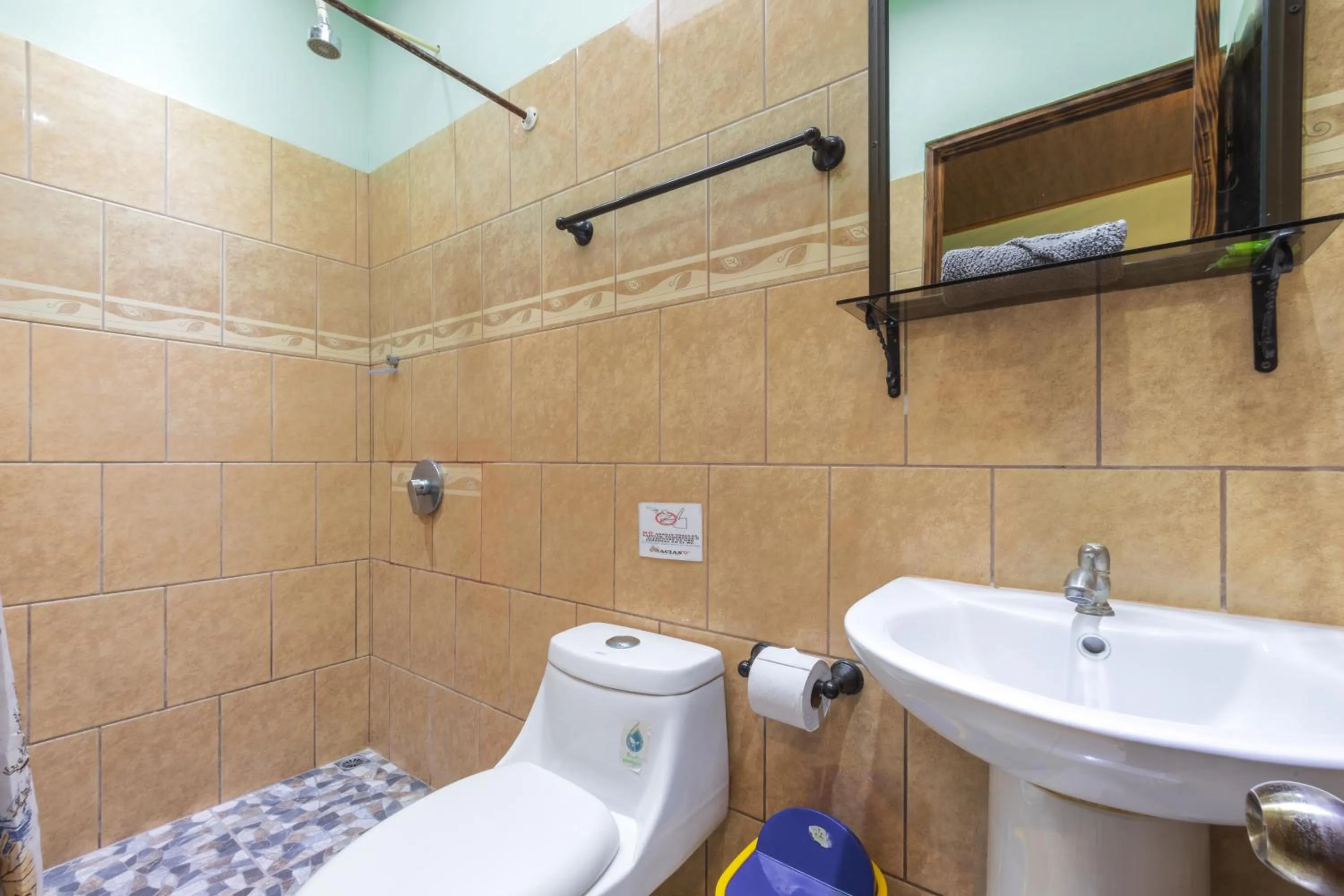 Bathroom in Hotel Cabinas el Tecal