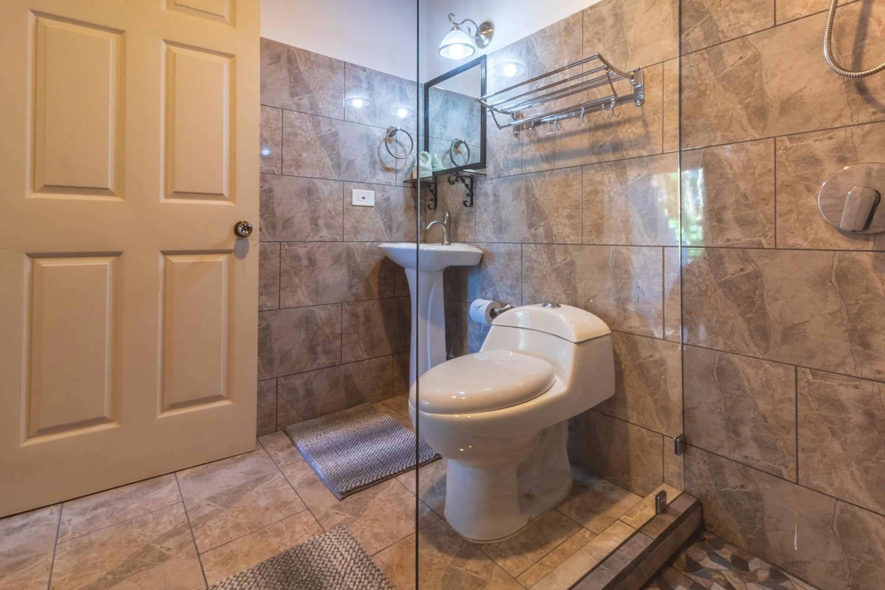 Bathroom in Hotel Cabinas el Tecal