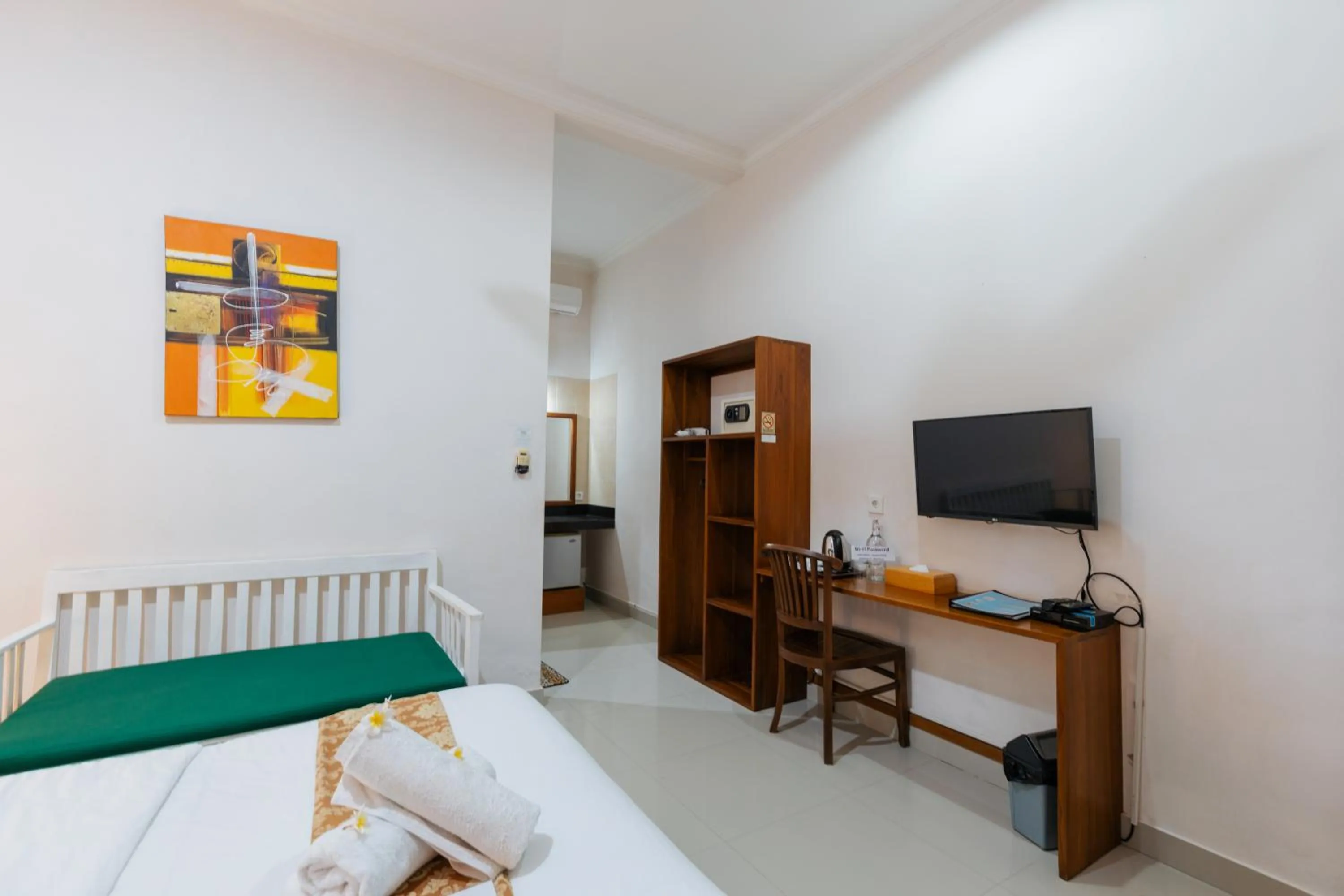 Seating area, Bed in Ocean Villa Dive Resort - Tulamben