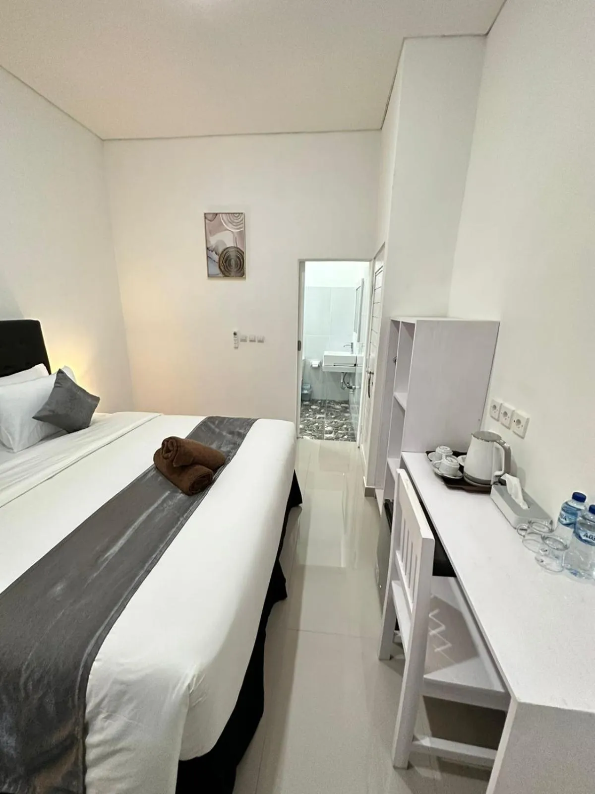 Bed in Ocean Villa Dive Resort - Tulamben