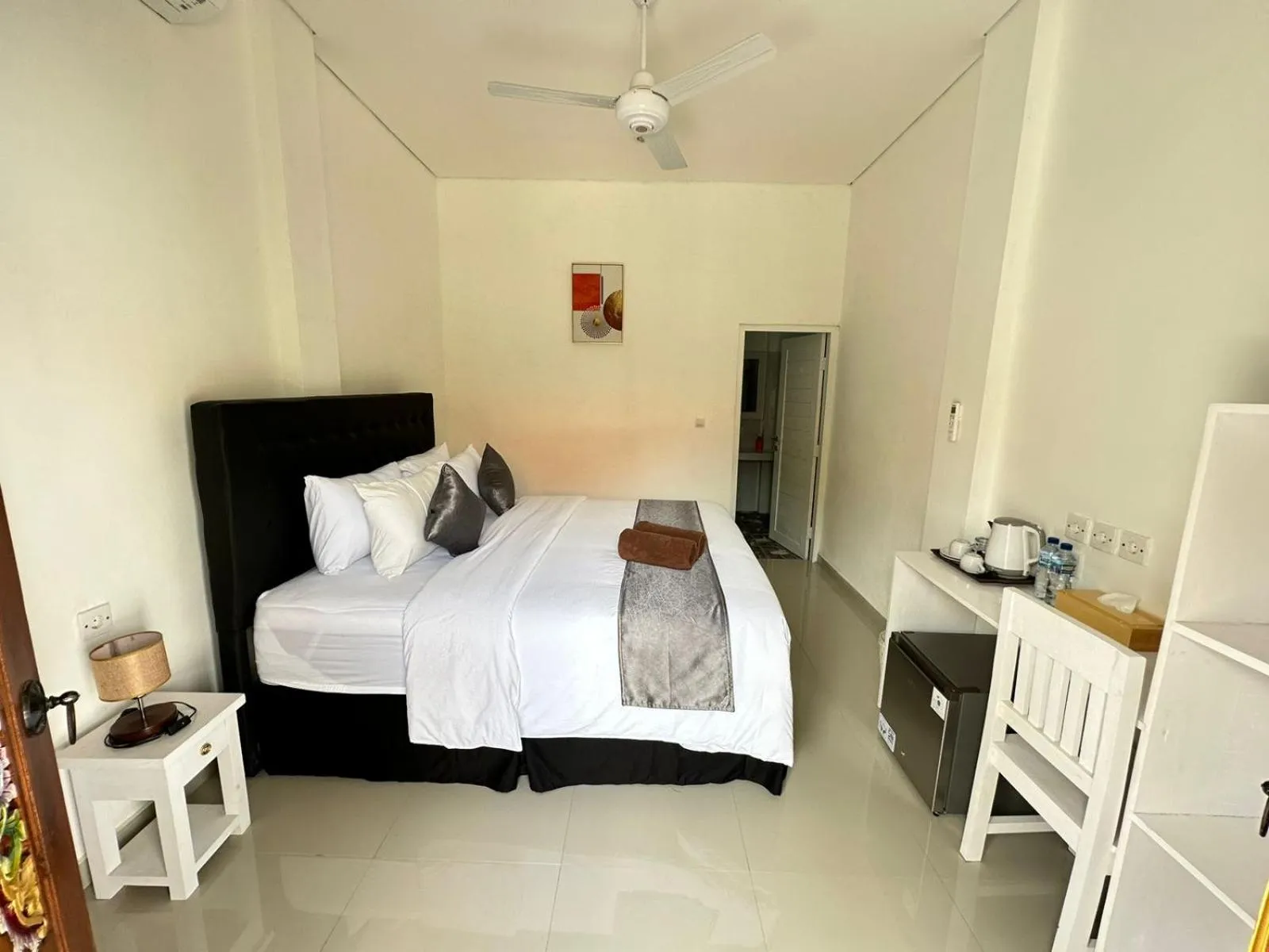 Bed in Ocean Villa Dive Resort - Tulamben