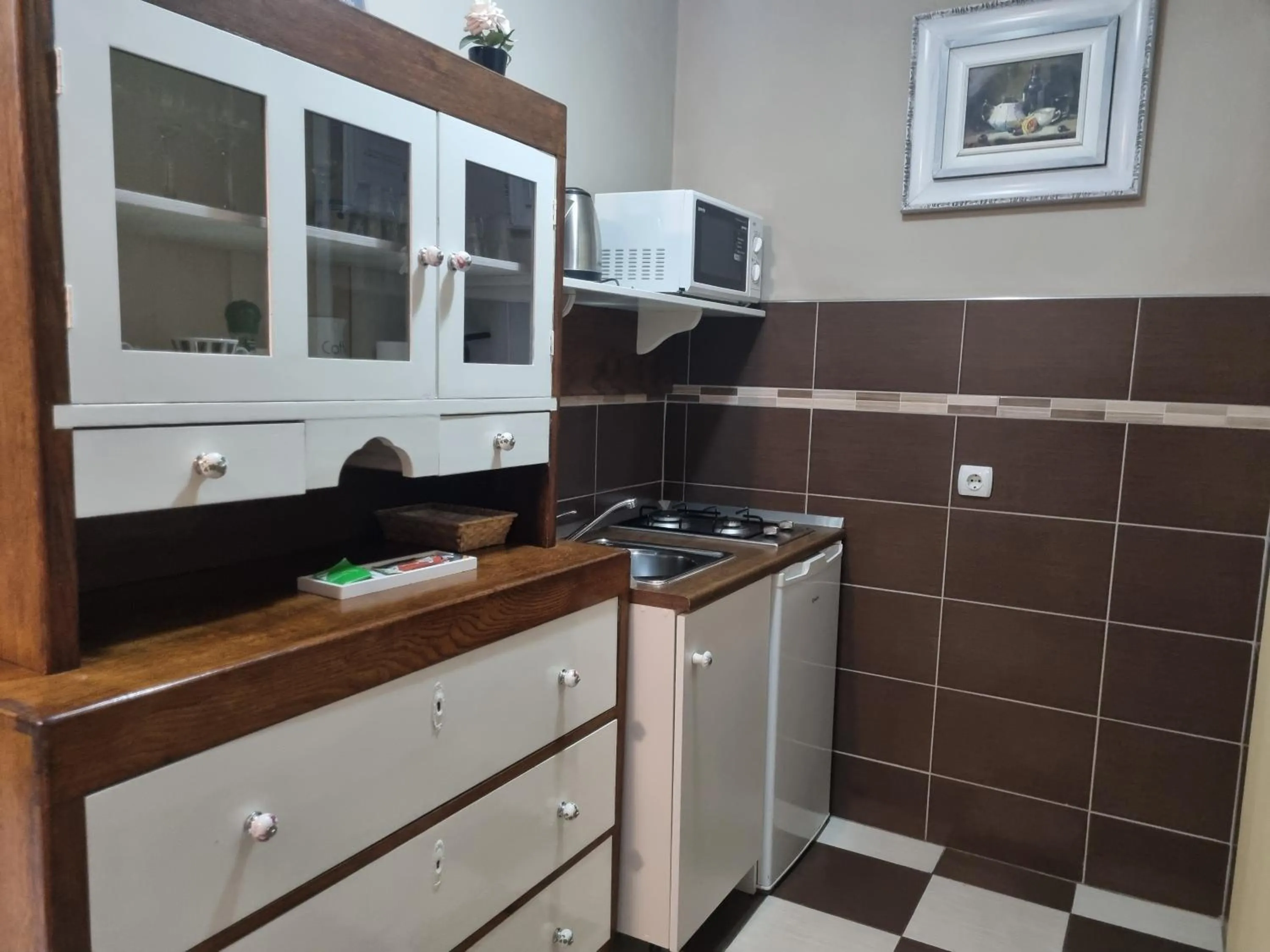Kitchen or kitchenette in Villa Lucia - Apartments&Rooms