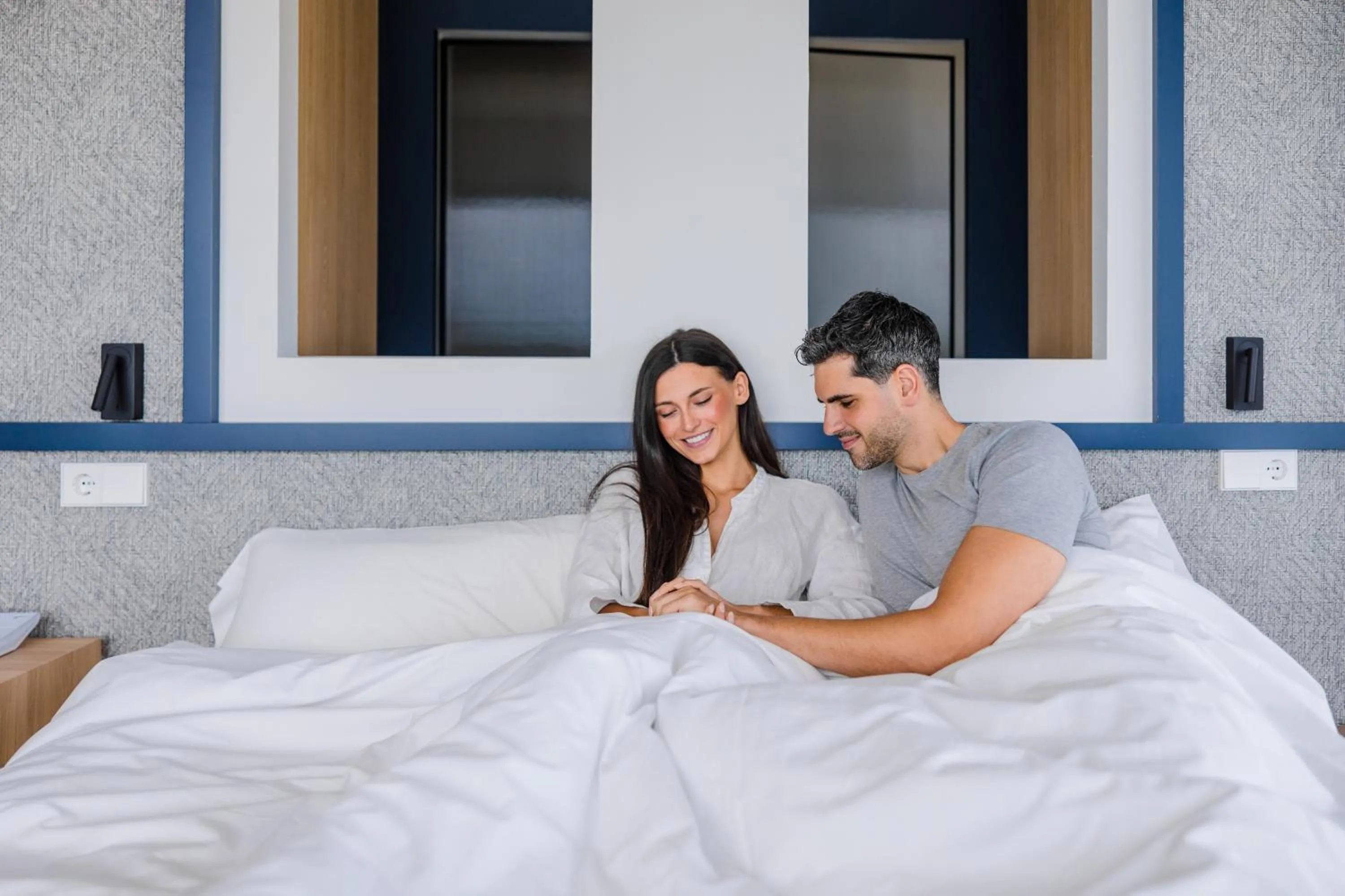 People, Bed in Cabot Pollensa Park Spa