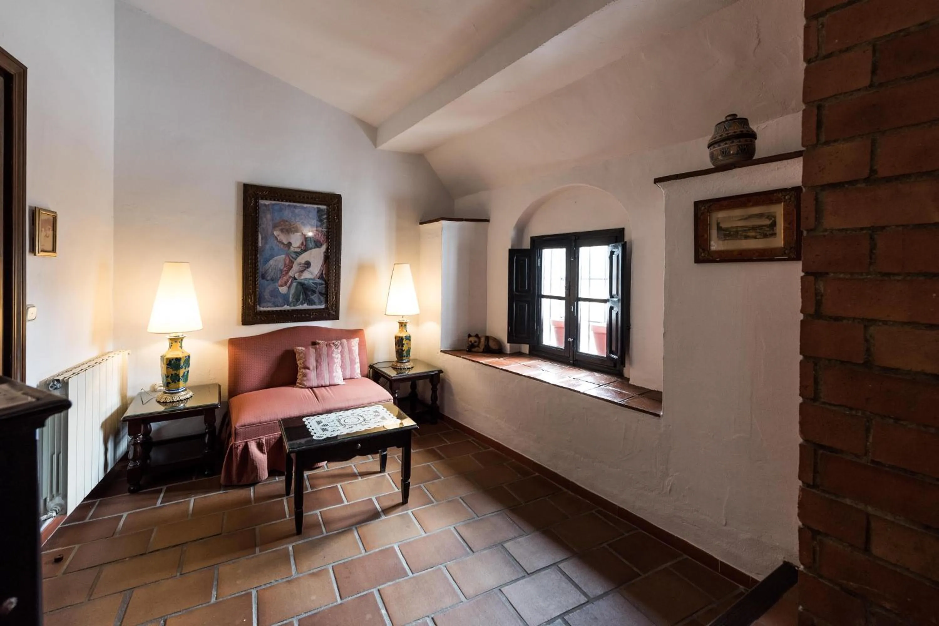 Living room, Bed in Hotel Soho Boutique Palacio San Gabriel