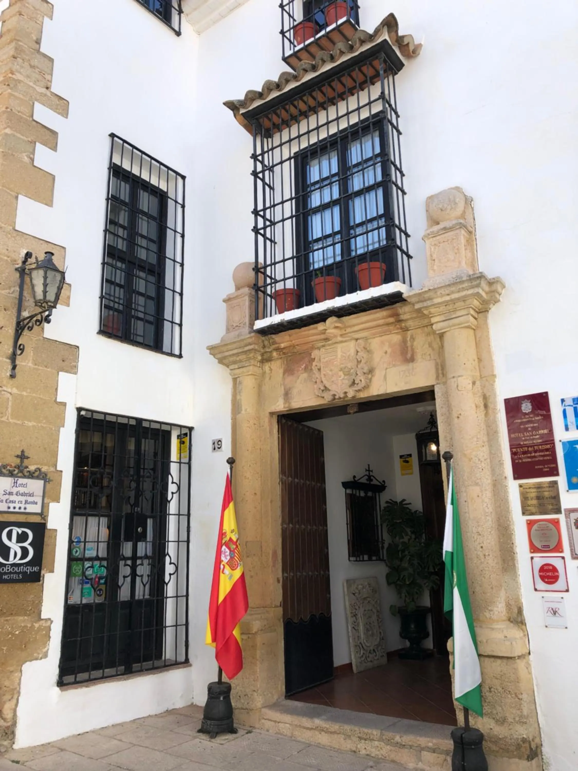 Property building in Hotel Soho Boutique Palacio San Gabriel