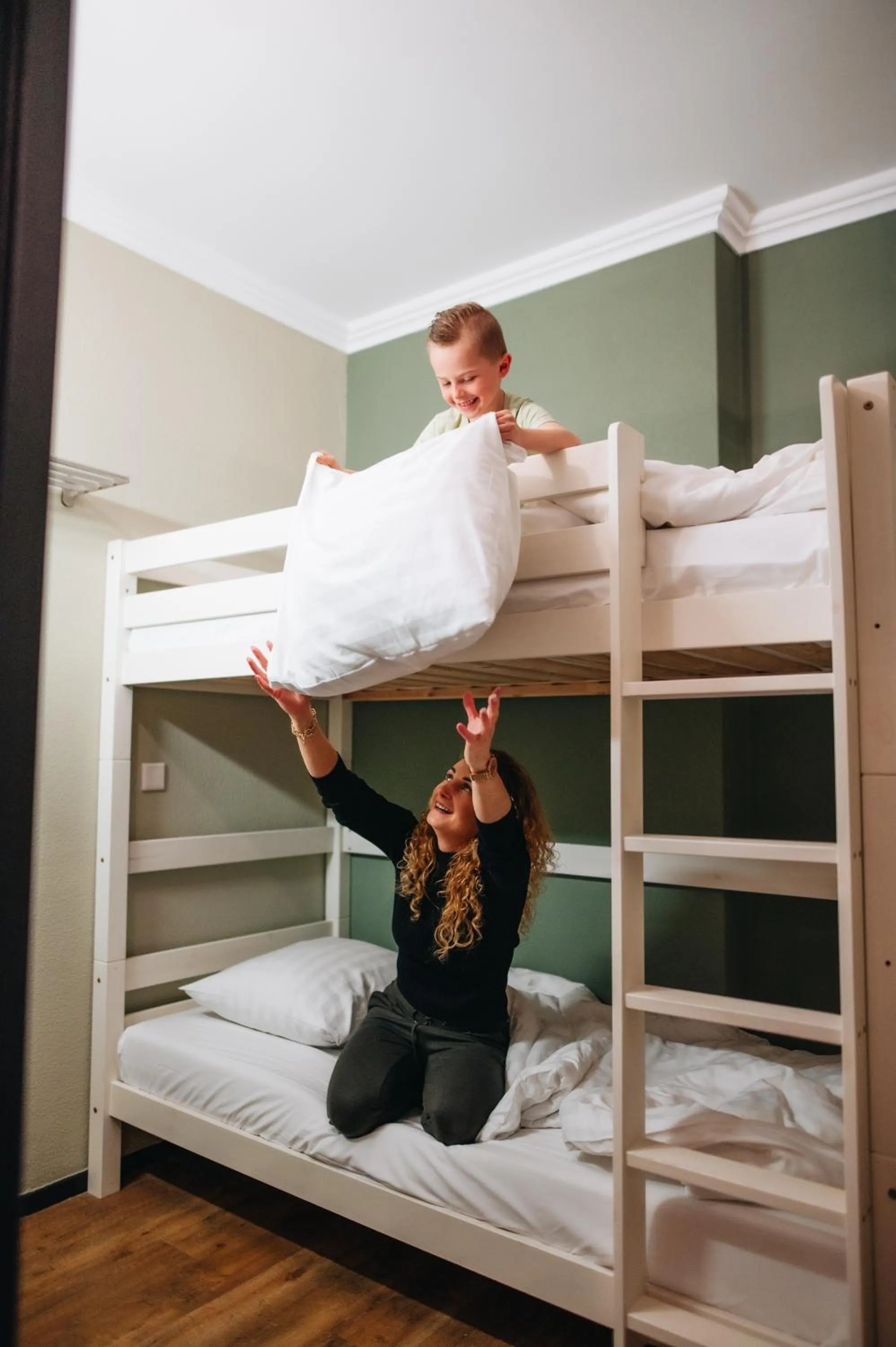 People, Bed in Hotel Renesse
