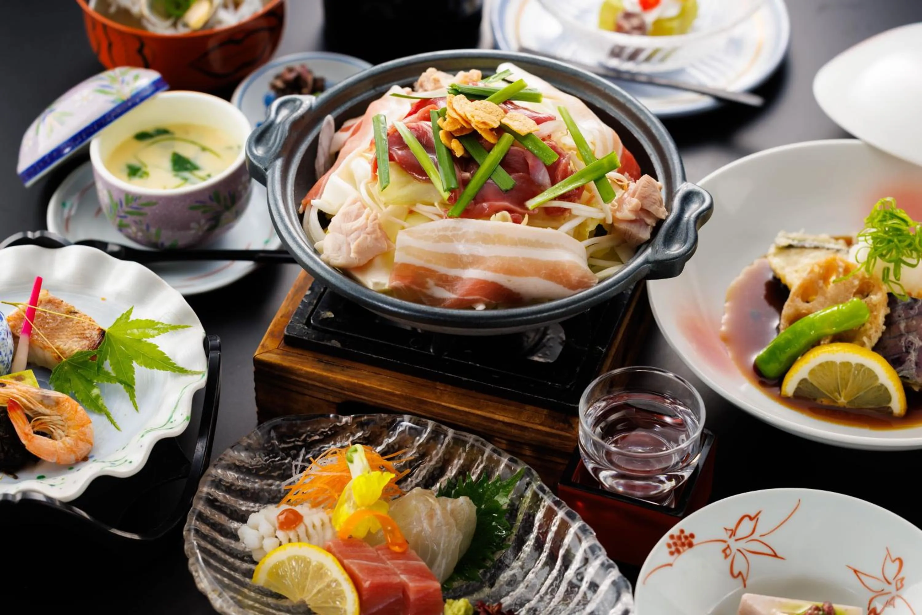 Food in Hotel Kamogawaso