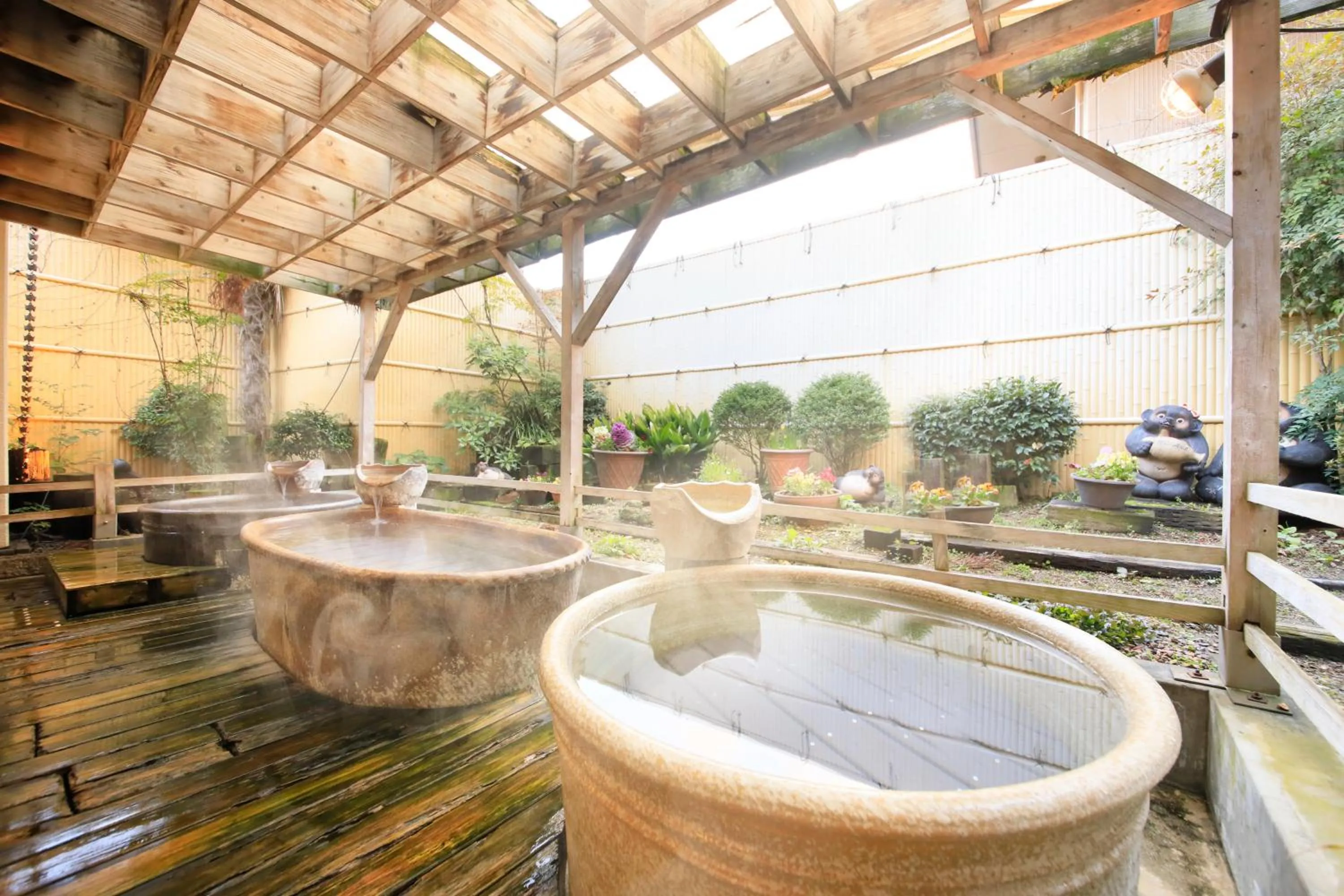 Hot Spring Bath in Hotel Kamogawaso