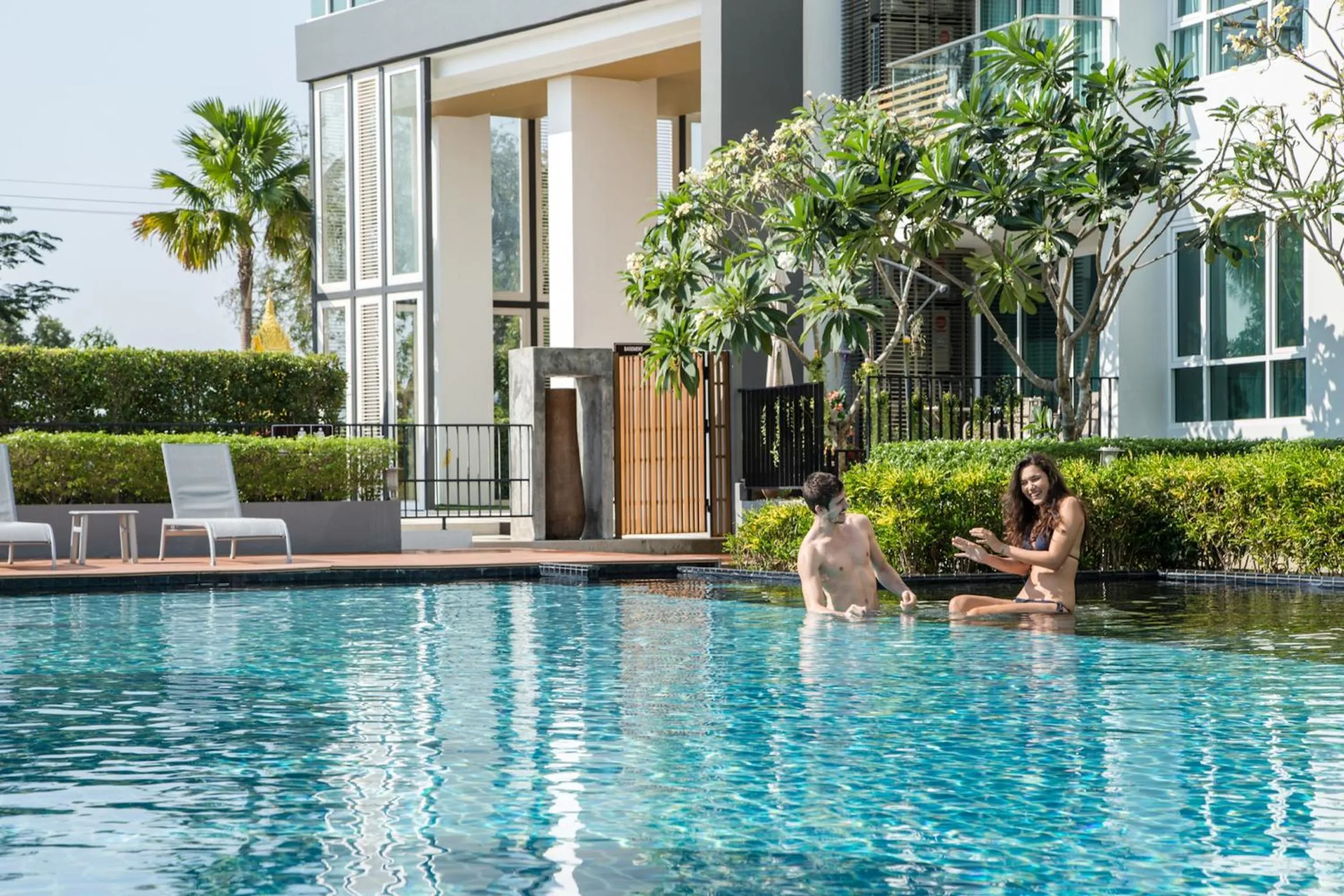 Swimming pool in First Choice Grand Suites Sha Plus Extra