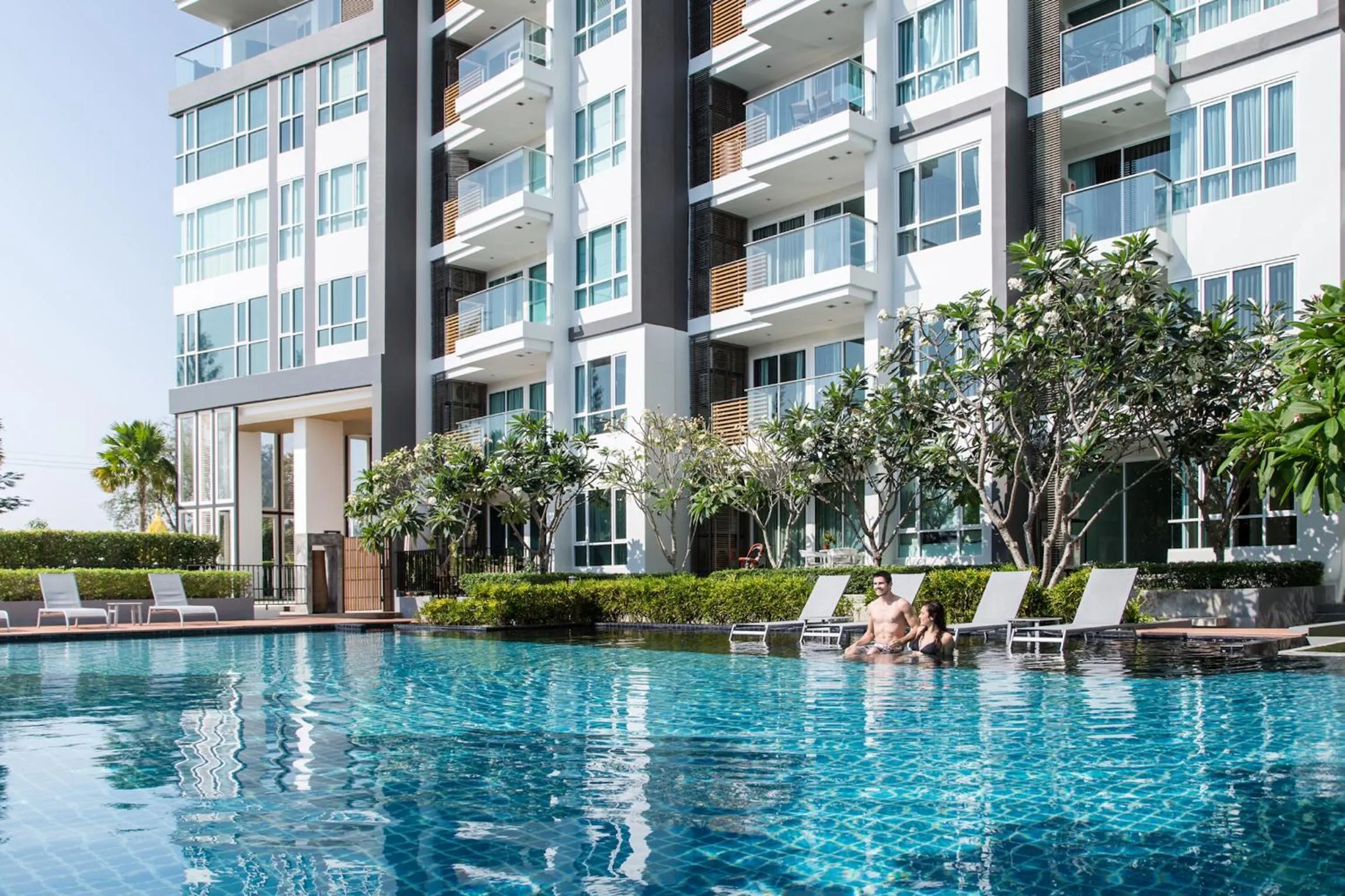 Swimming pool in First Choice Grand Suites Sha Plus Extra