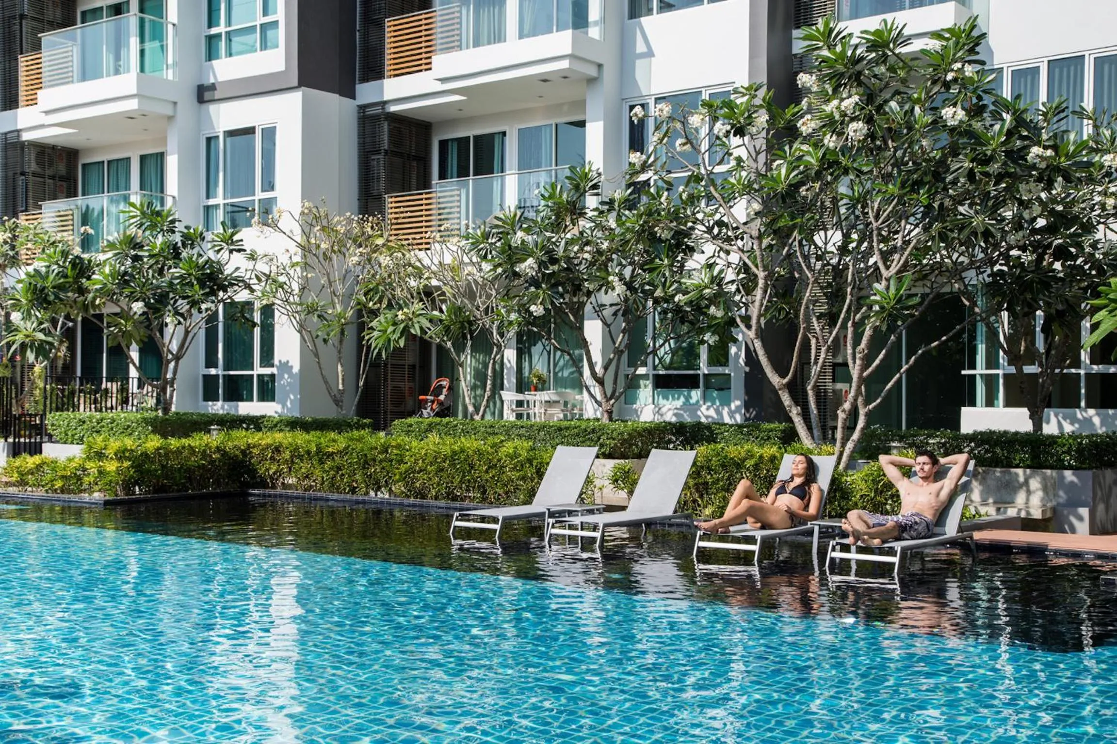 Swimming pool in First Choice Grand Suites Sha Plus Extra