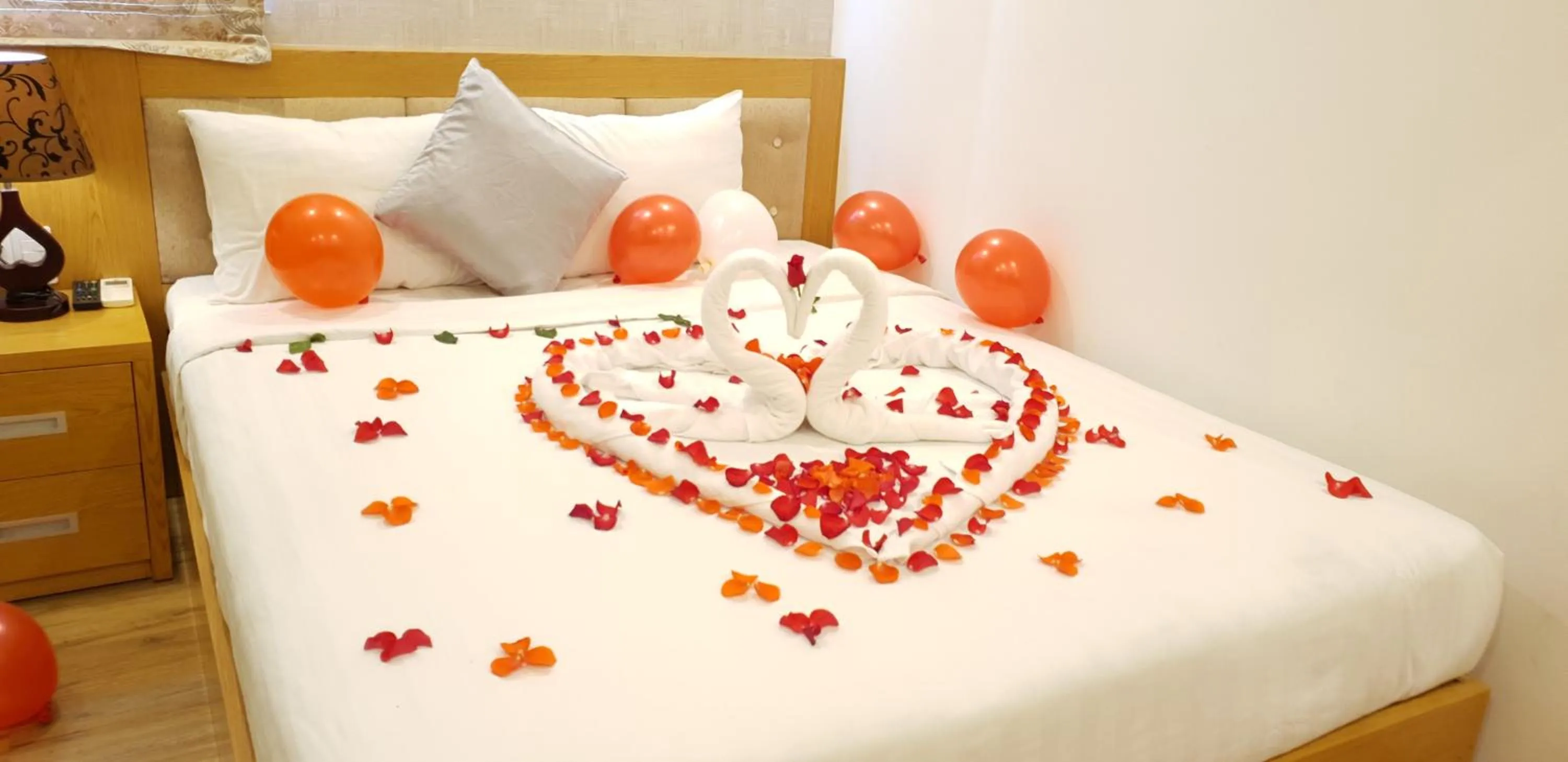 Bed in Helios Boutique Hotel & Spa