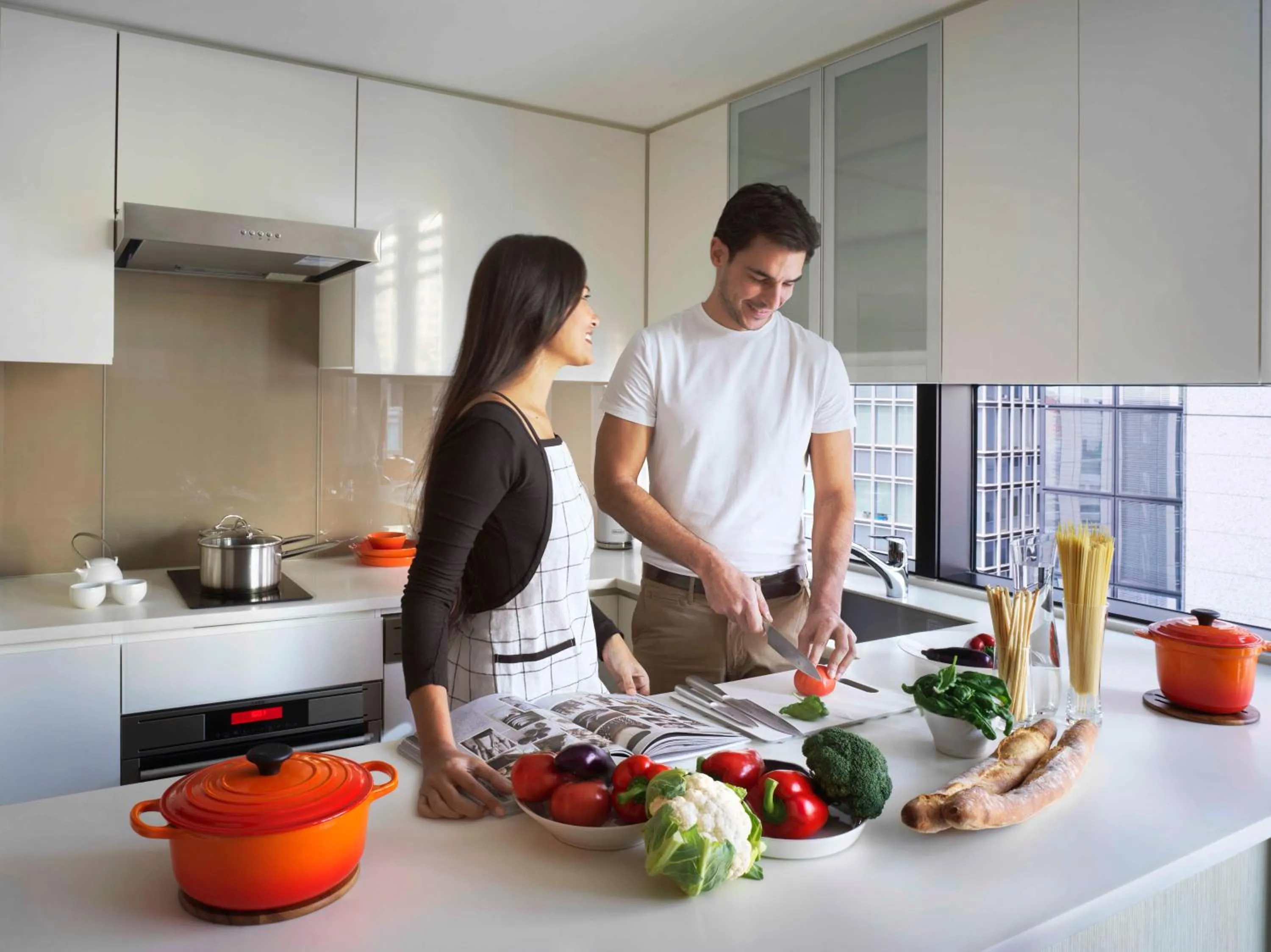 People in Oakwood Premier Tokyo