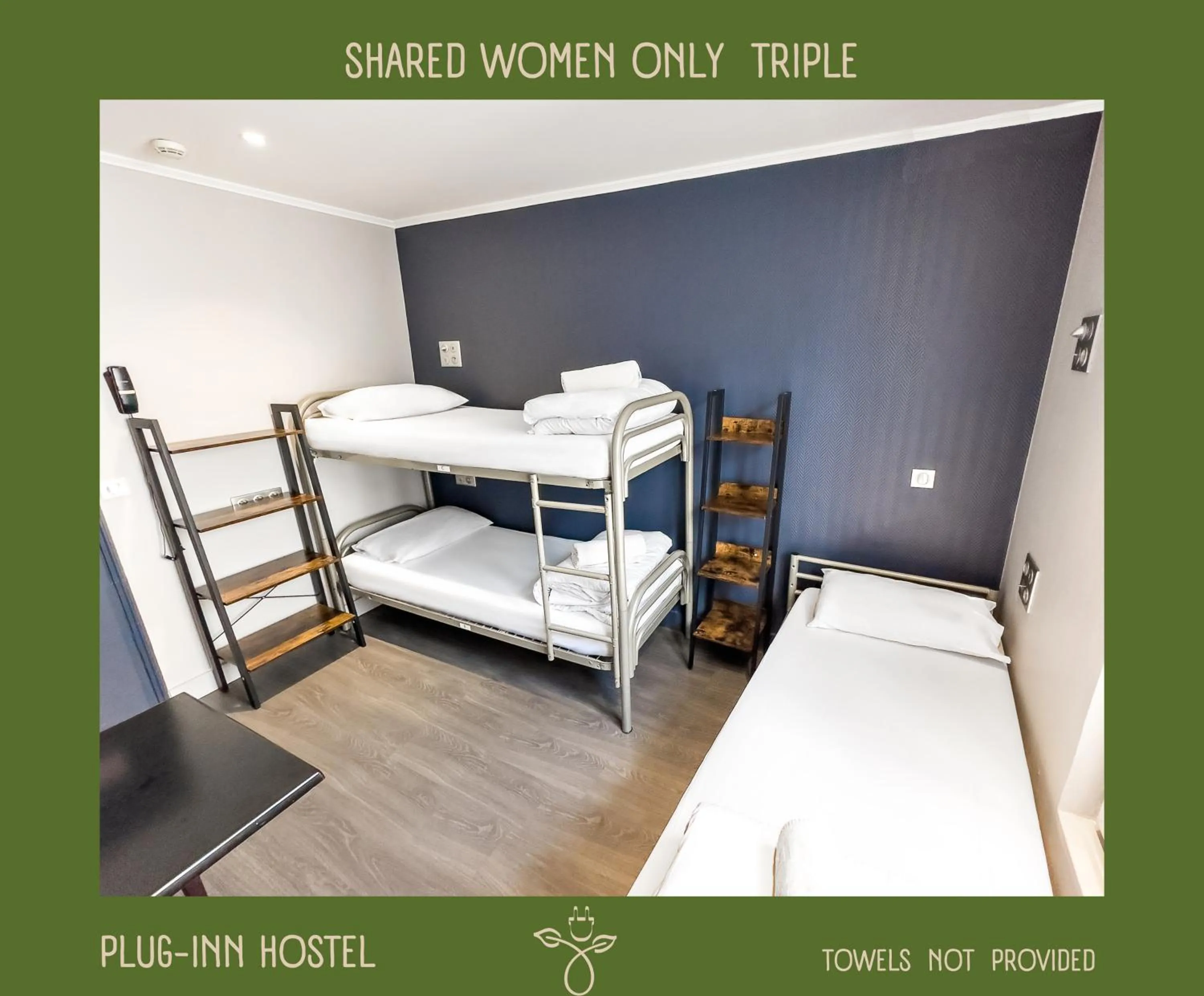 Bed in Plug inn Montmartre by Hiphophostels