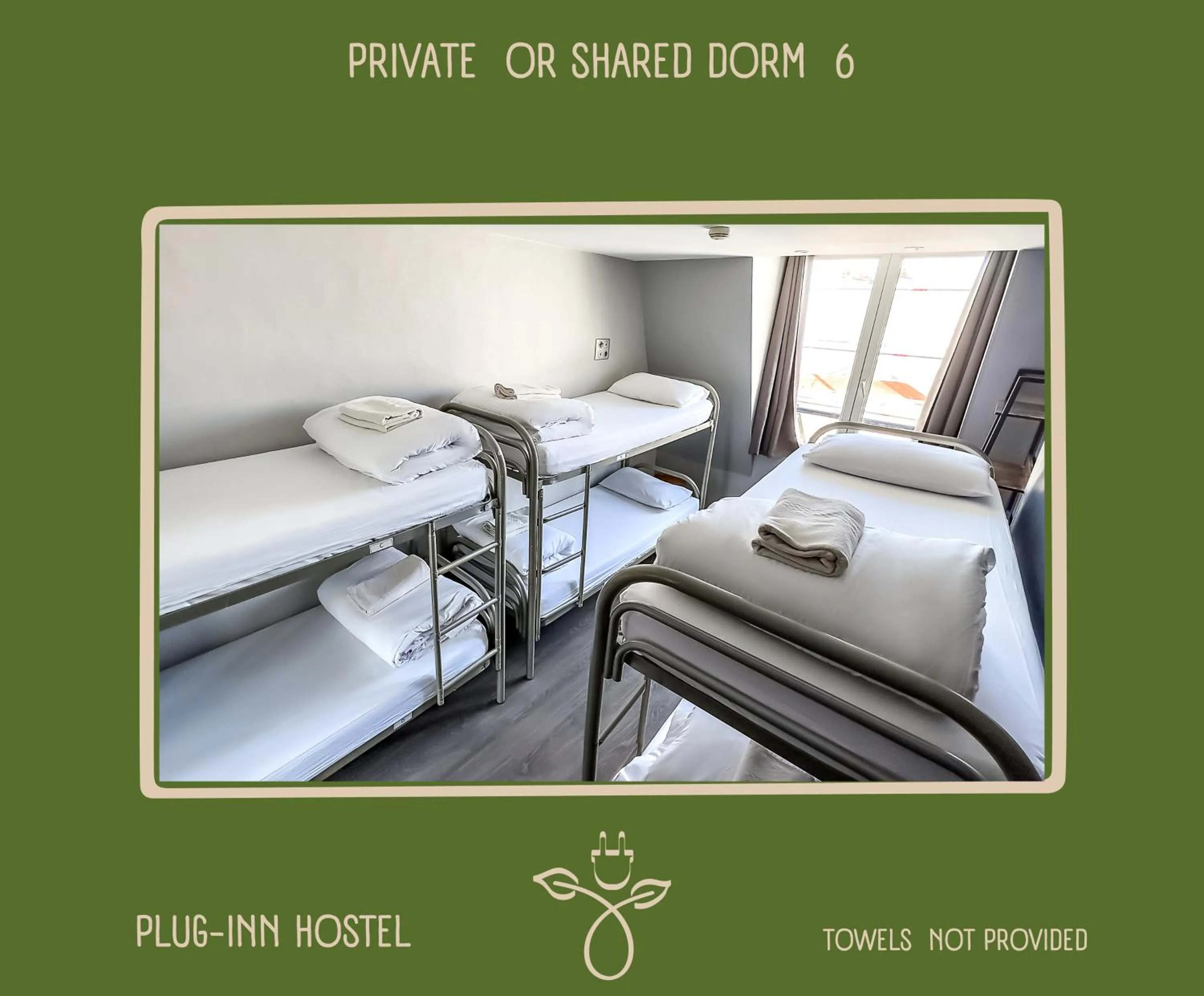 Shower, Bed in Plug inn Montmartre by Hiphophostels