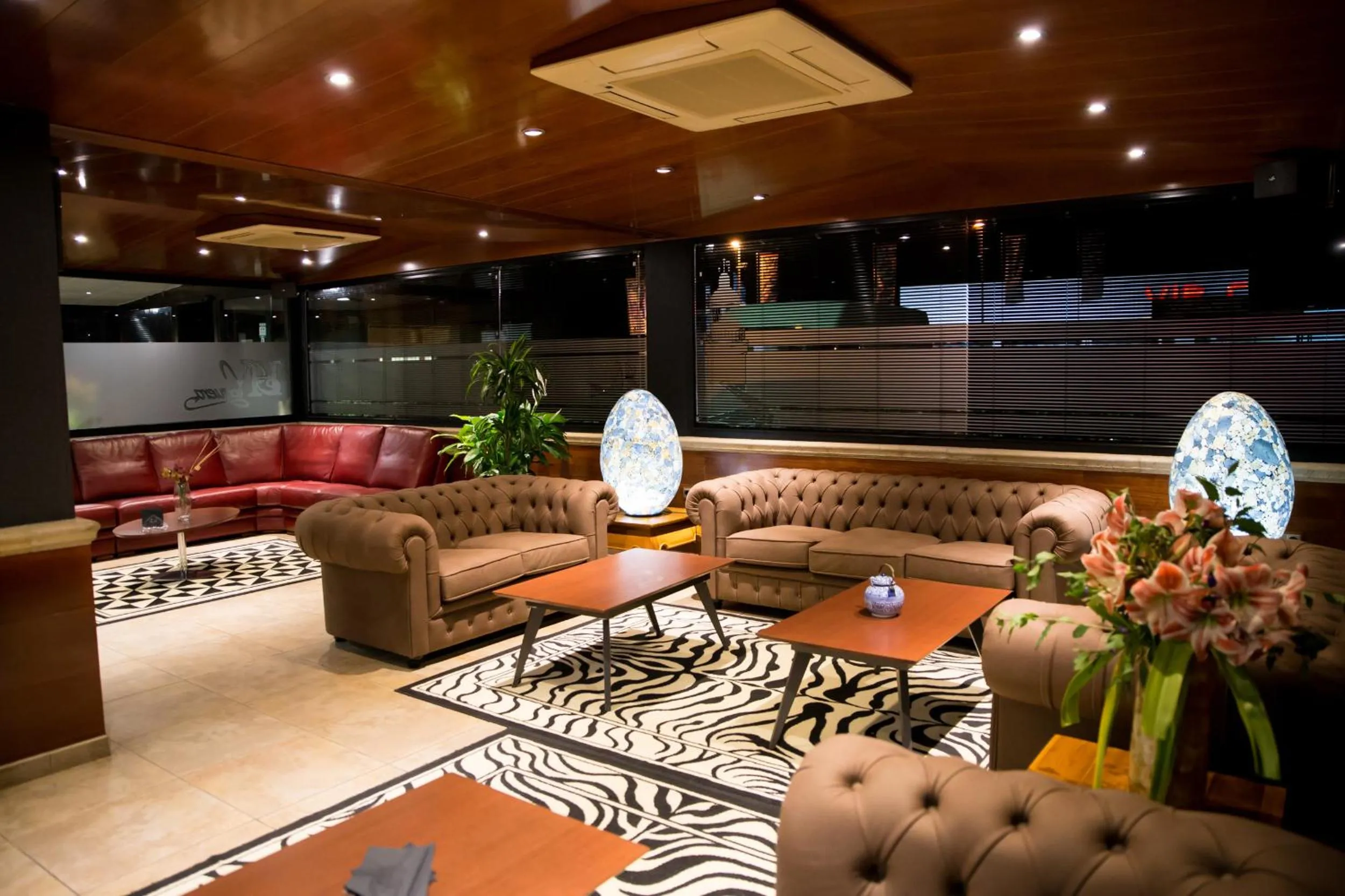 Communal lounge/ TV room in Hotel Noguera El Albir