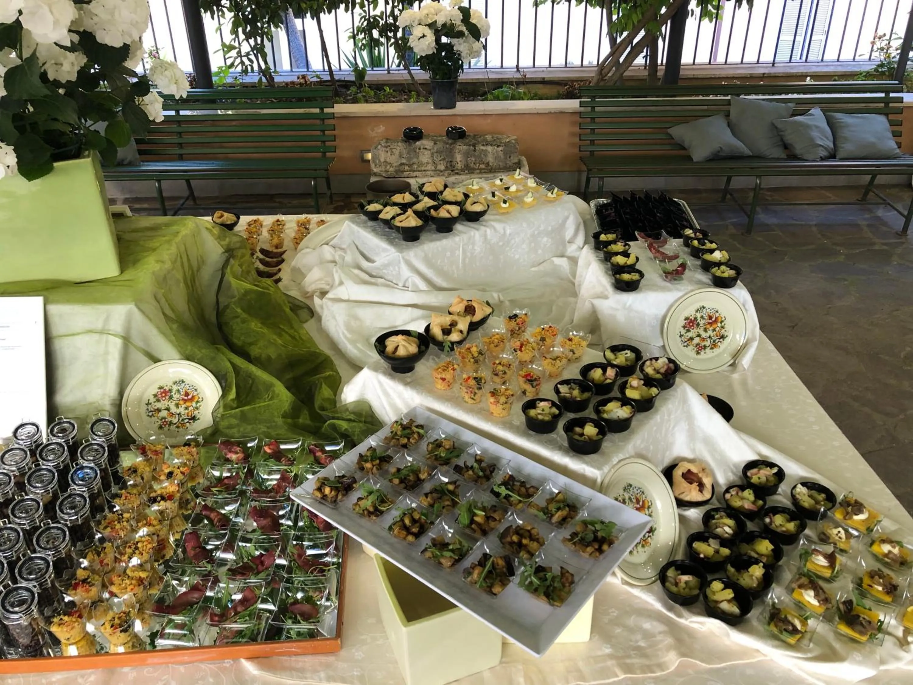 Garden in Basilica Hotel