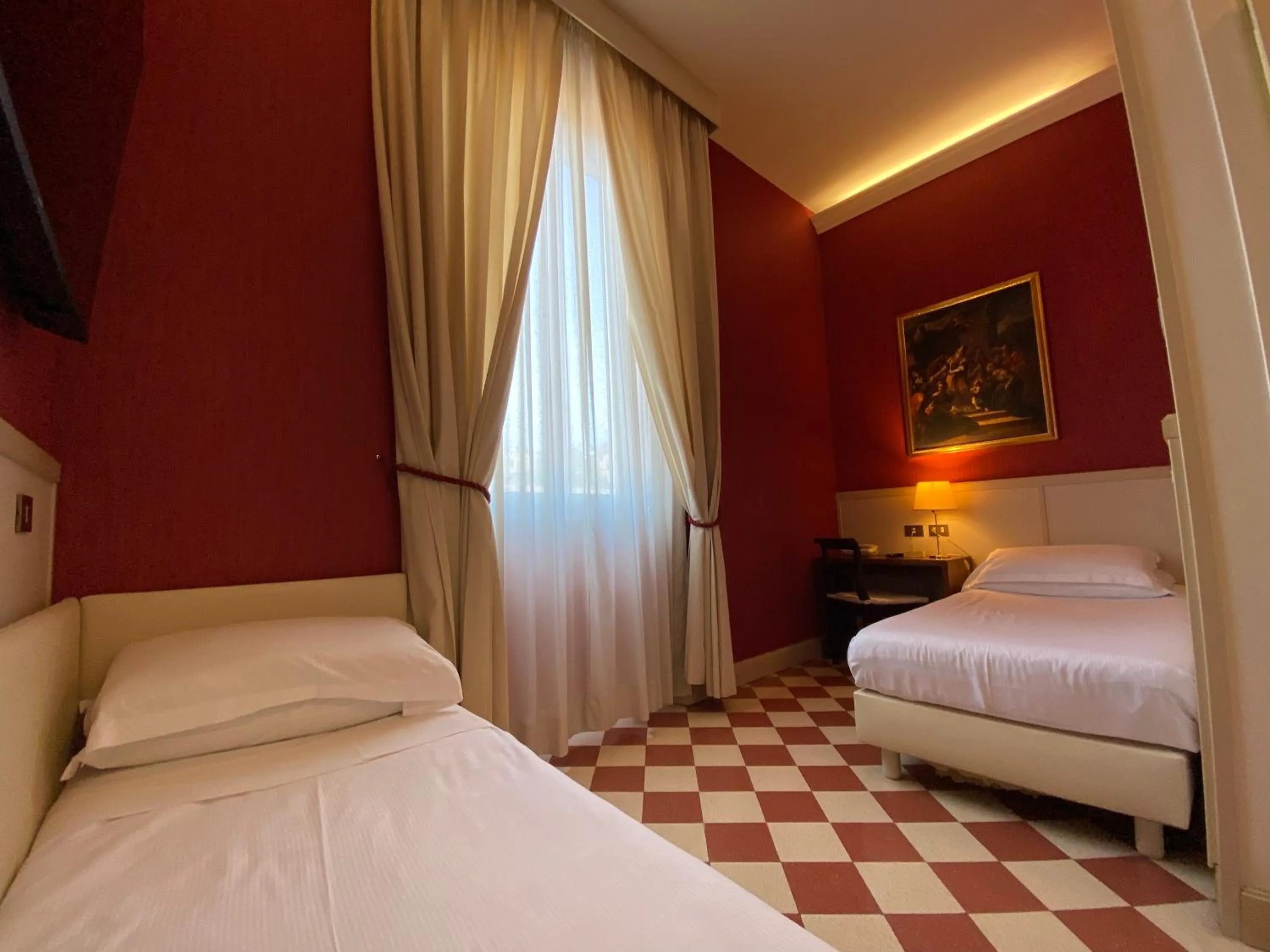 Bed in Basilica Hotel