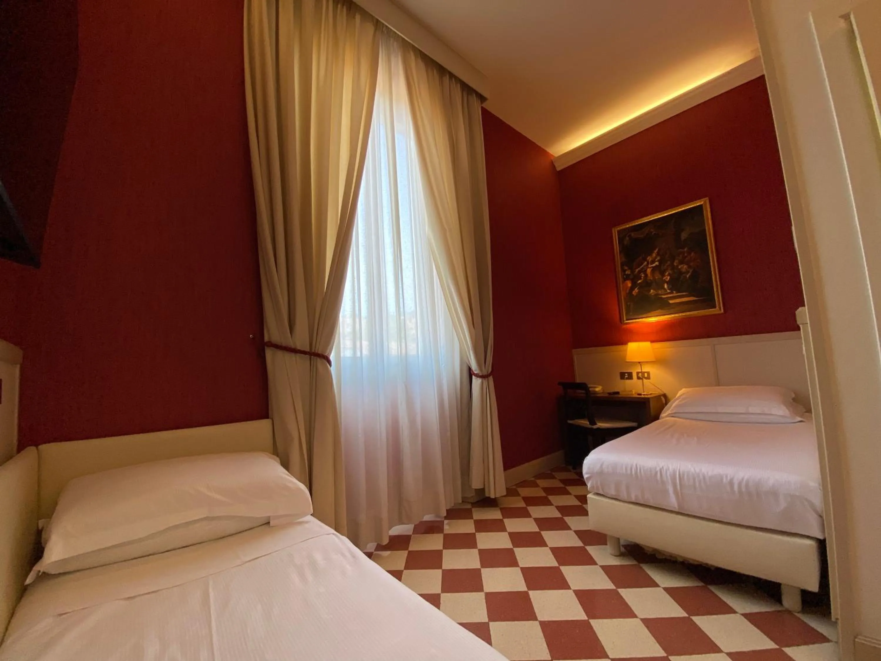 Bed in Basilica Hotel